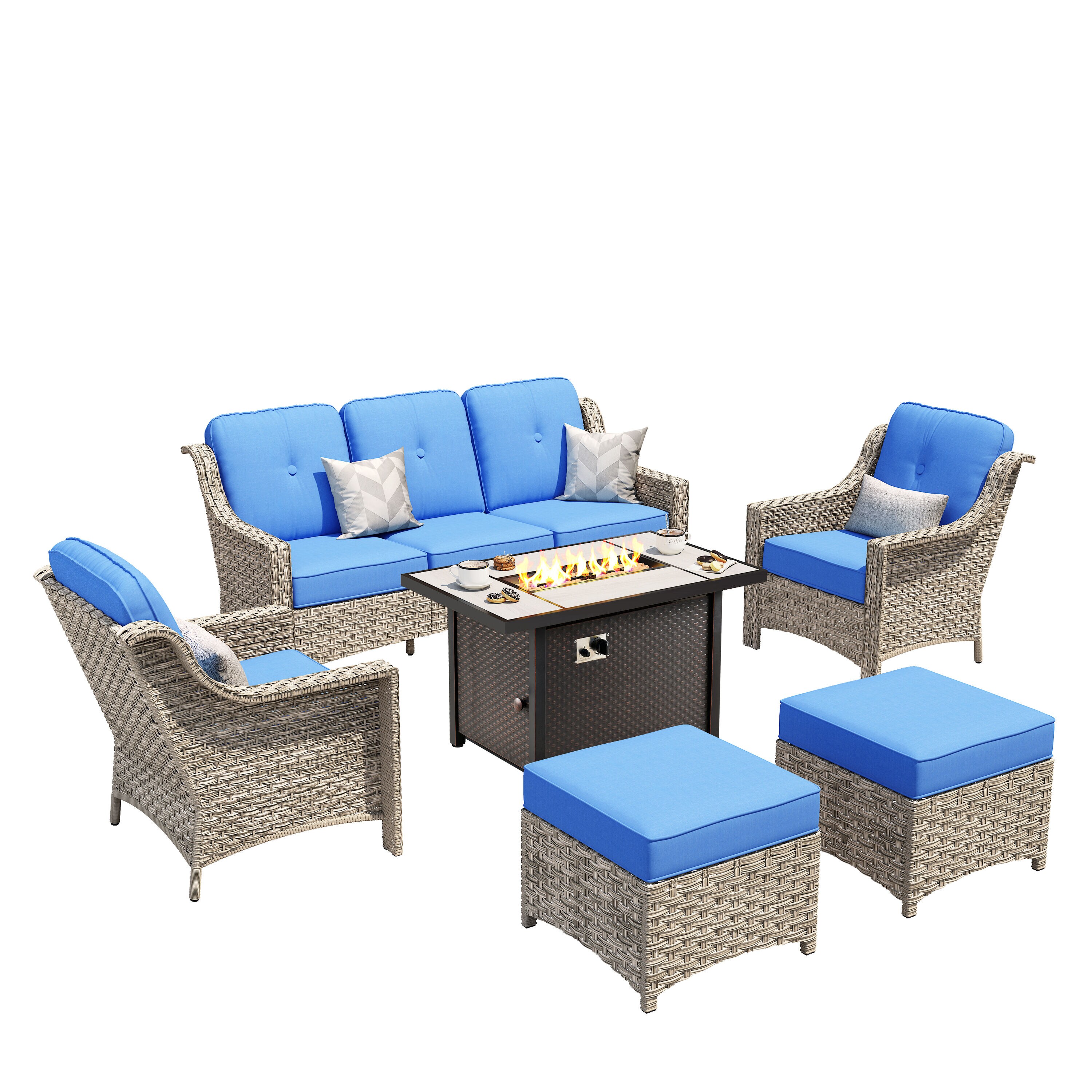 weaxty HMBCFP03-BPAD506 Patio-Conversation-Sets - View #8