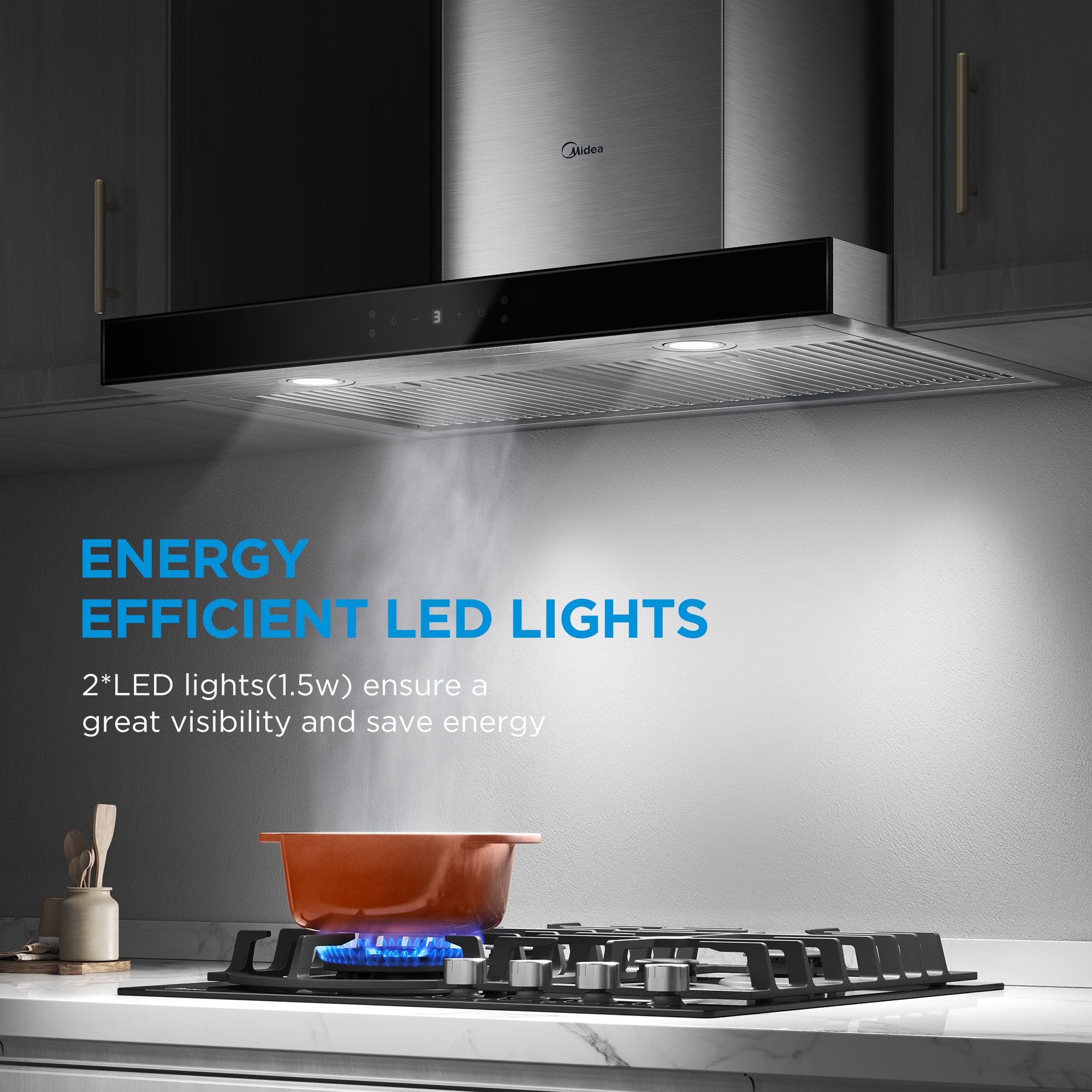 Midea MVT30W9AST Wall-Mounted-Range-Hoods - View #9