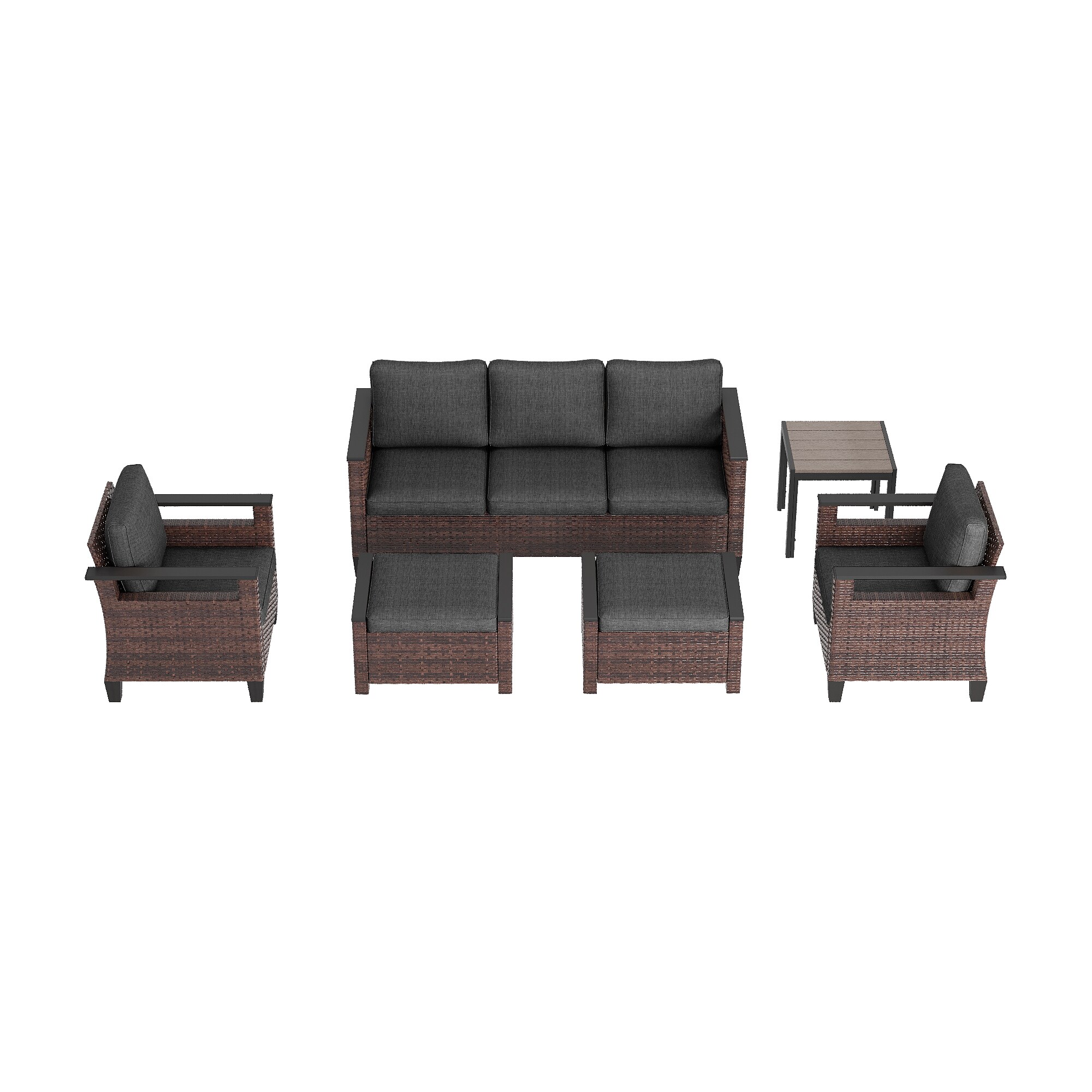 ACEGOSES LW-126BBK-T7 Patio-Conversation-Sets - View #2