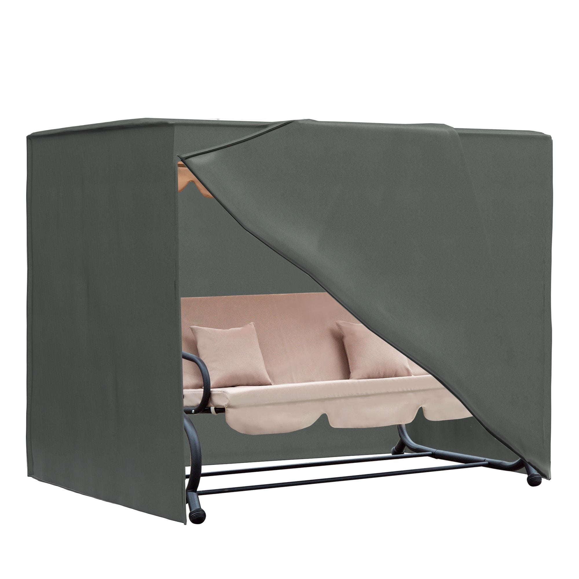 Angel Sar - Weather Garden Patio Swing Chair Cover with Waterproof Protector Anti UV and PVC Coat...