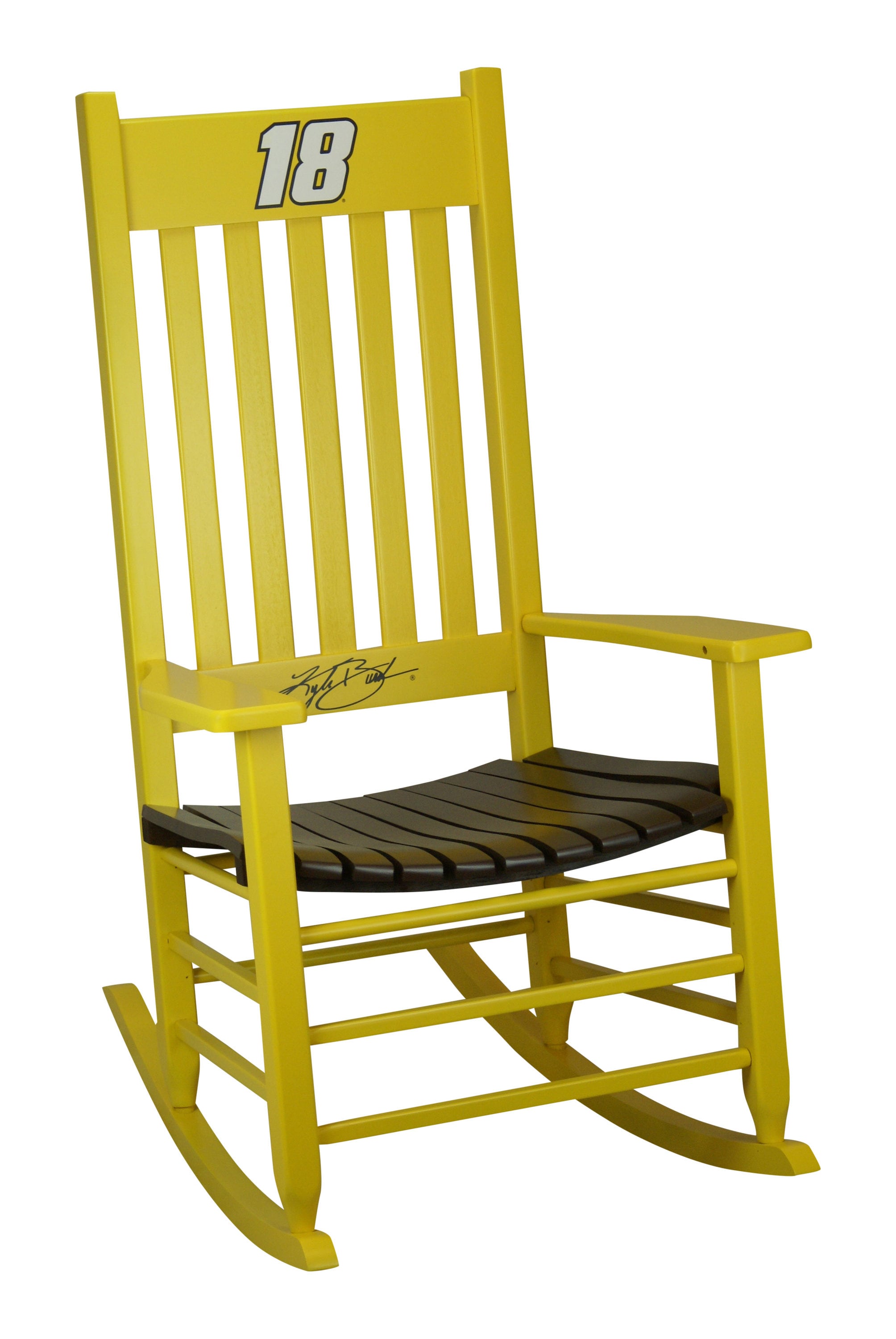 Hinkle Chair Company Hinkle Nascar Rockers Yellow Brown