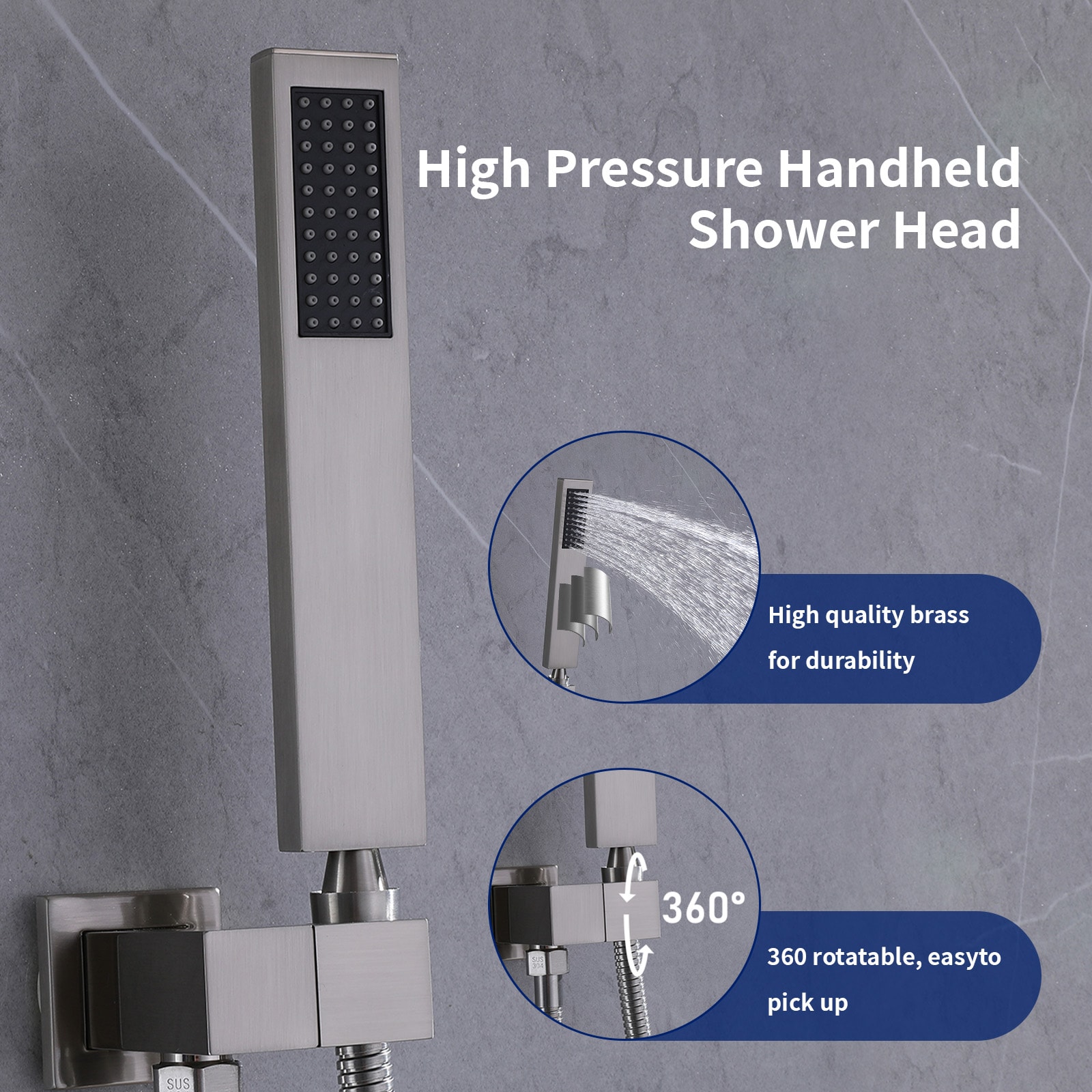 BWE A-98004-N Showerhead-Bar-Panels - View #3