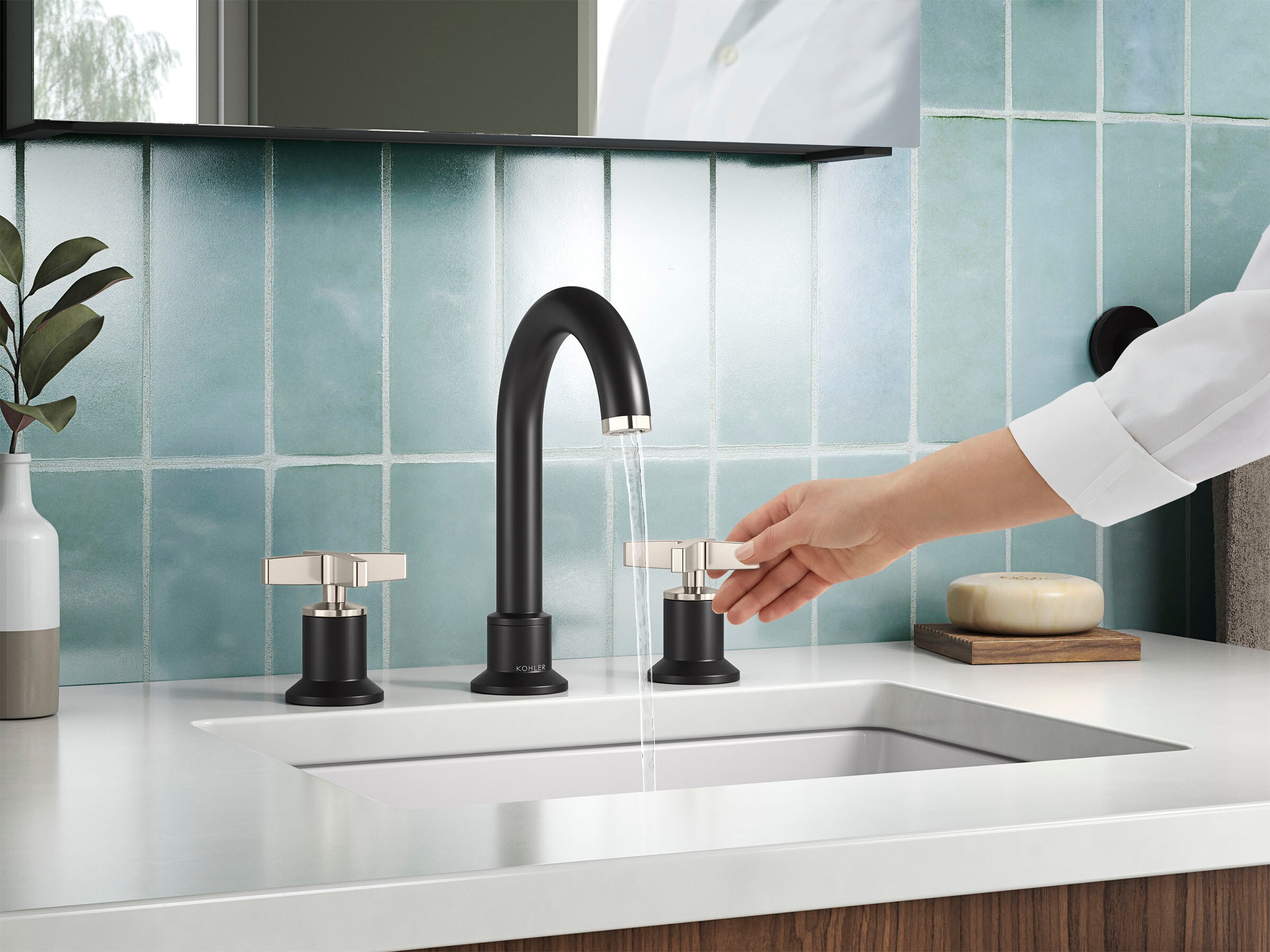 KOHLER REC28733-3D-BSN Lavatory-Faucets - View #5