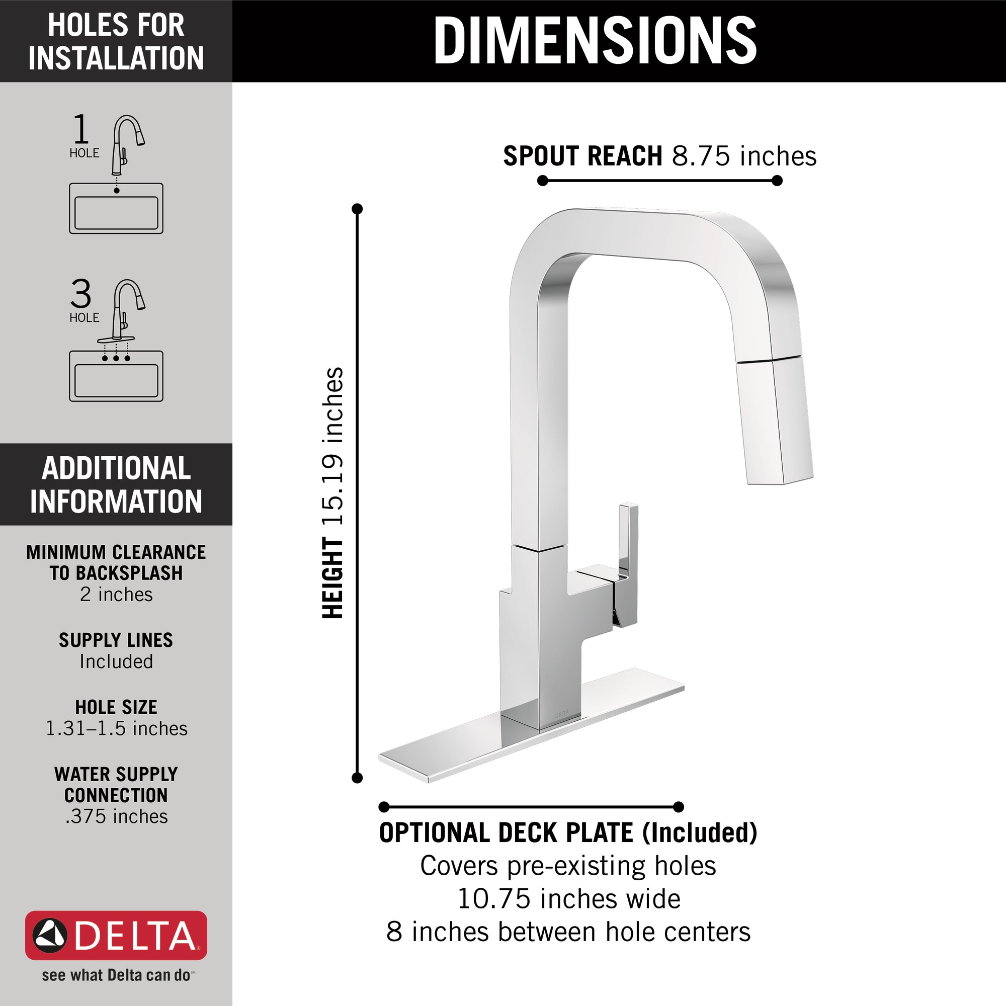 Delta 19825LF Kitchen-Faucets - View #2