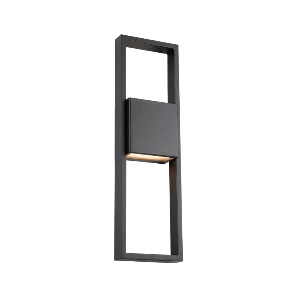 dweLED WS-W13924-BK Archetype 1 -Light 24-in H Matte Black Hardwired Integrated LED Outdoor Wall Light