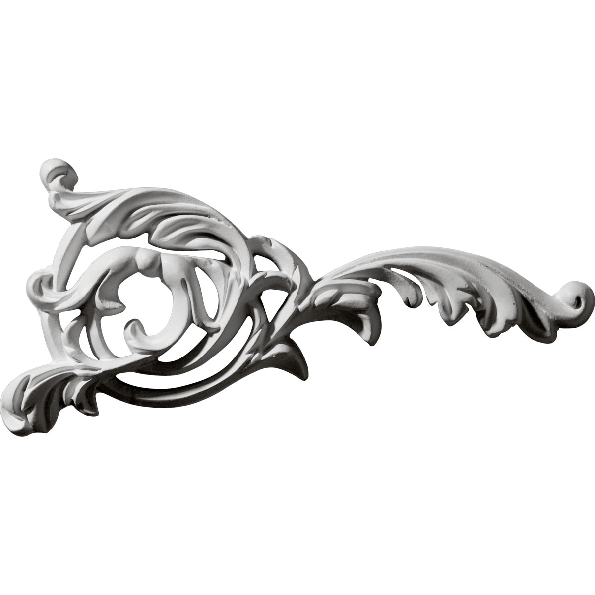 Primed Polyurethane Leaf Scroll Architectural Onlay