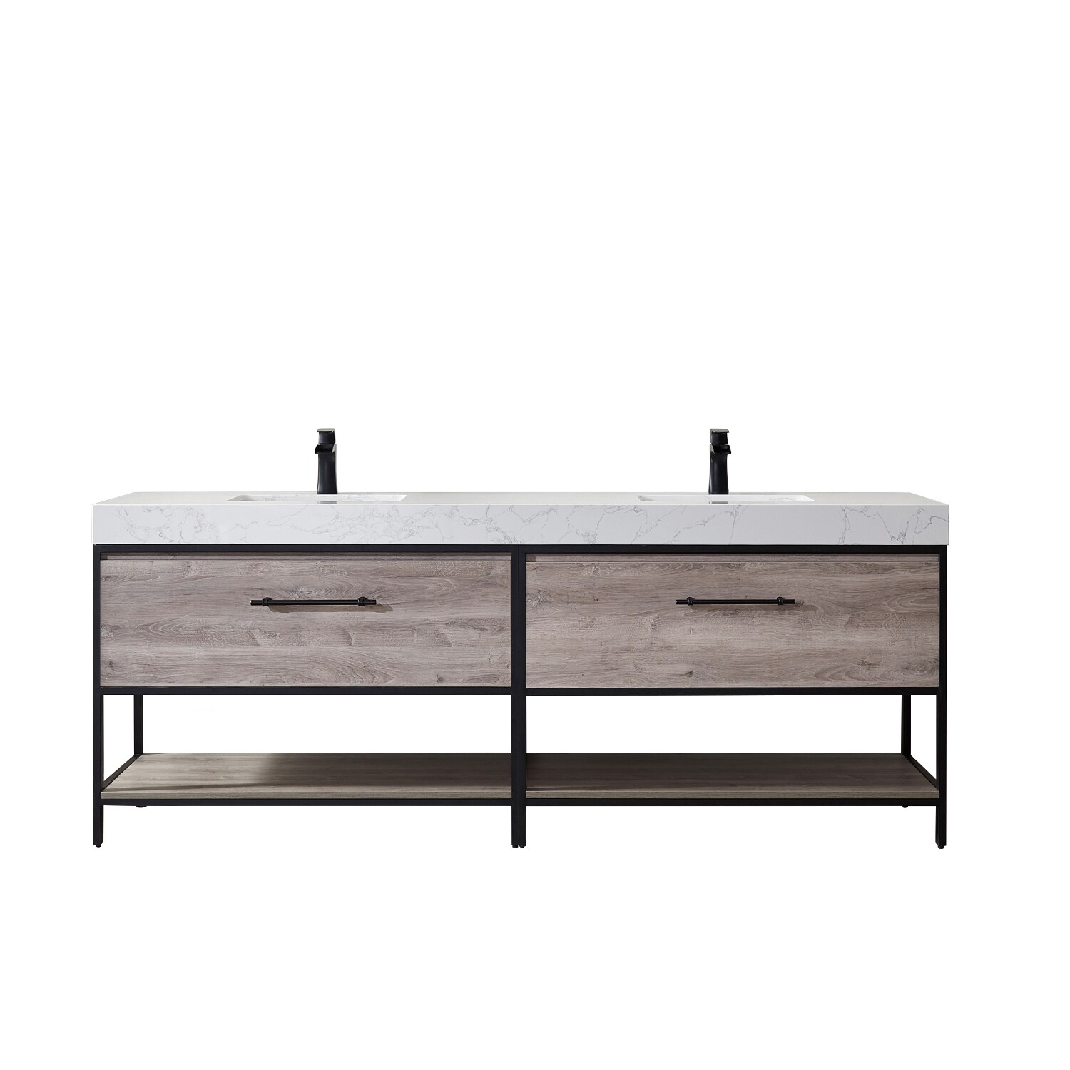 84-in Bathroom Vanities with Tops at Lowes.com