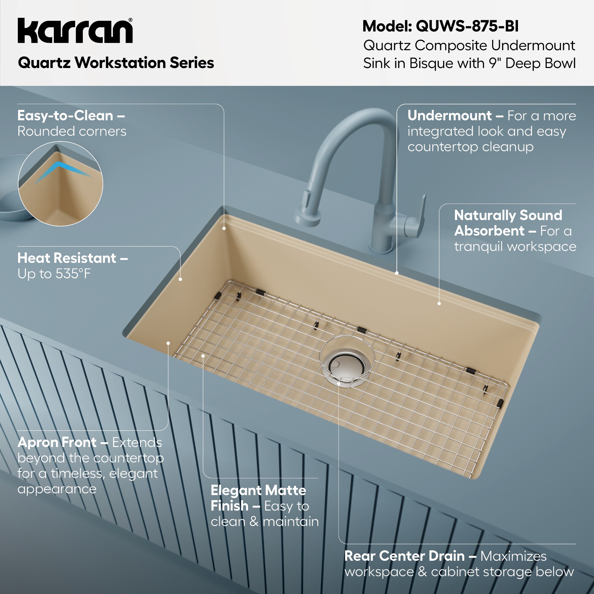 Karran QUWS-875-BI Kitchen-Sinks - View #5
