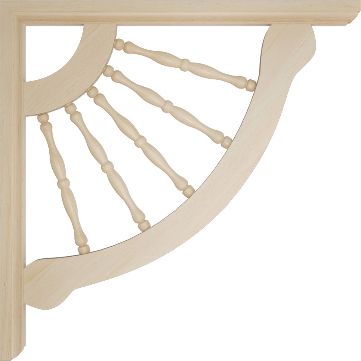 Ekena Millwork BKT01X12X12CRRW Exterior-Brackets-Braces - View #3
