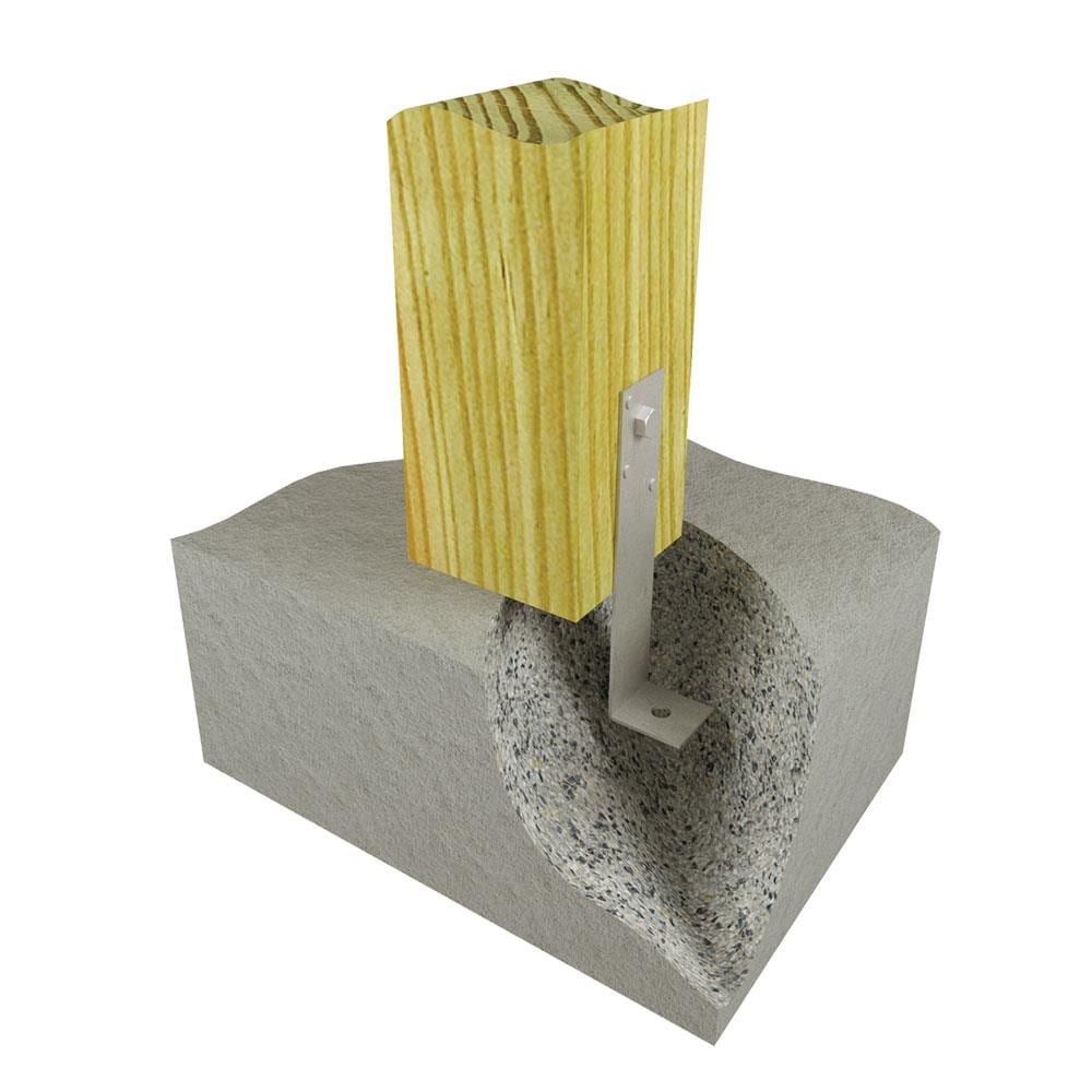 Marshalltown 5-in x 12-in Gunite Spiked Shoes in the Concrete Block  Supports department at