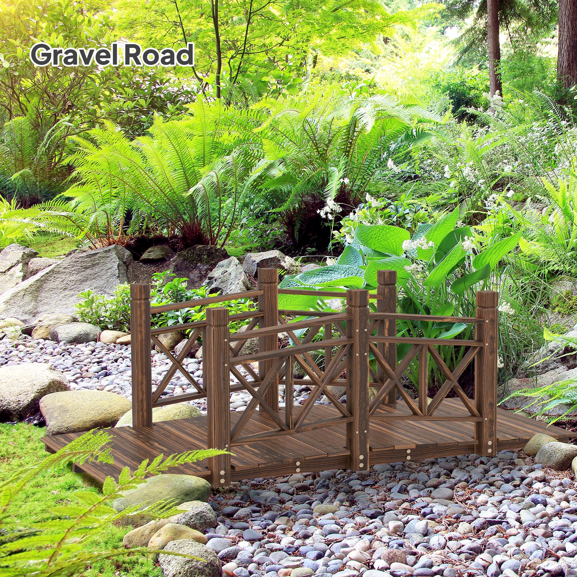 Outsunny 84J-054V00TN Garden-Bridges - View #7
