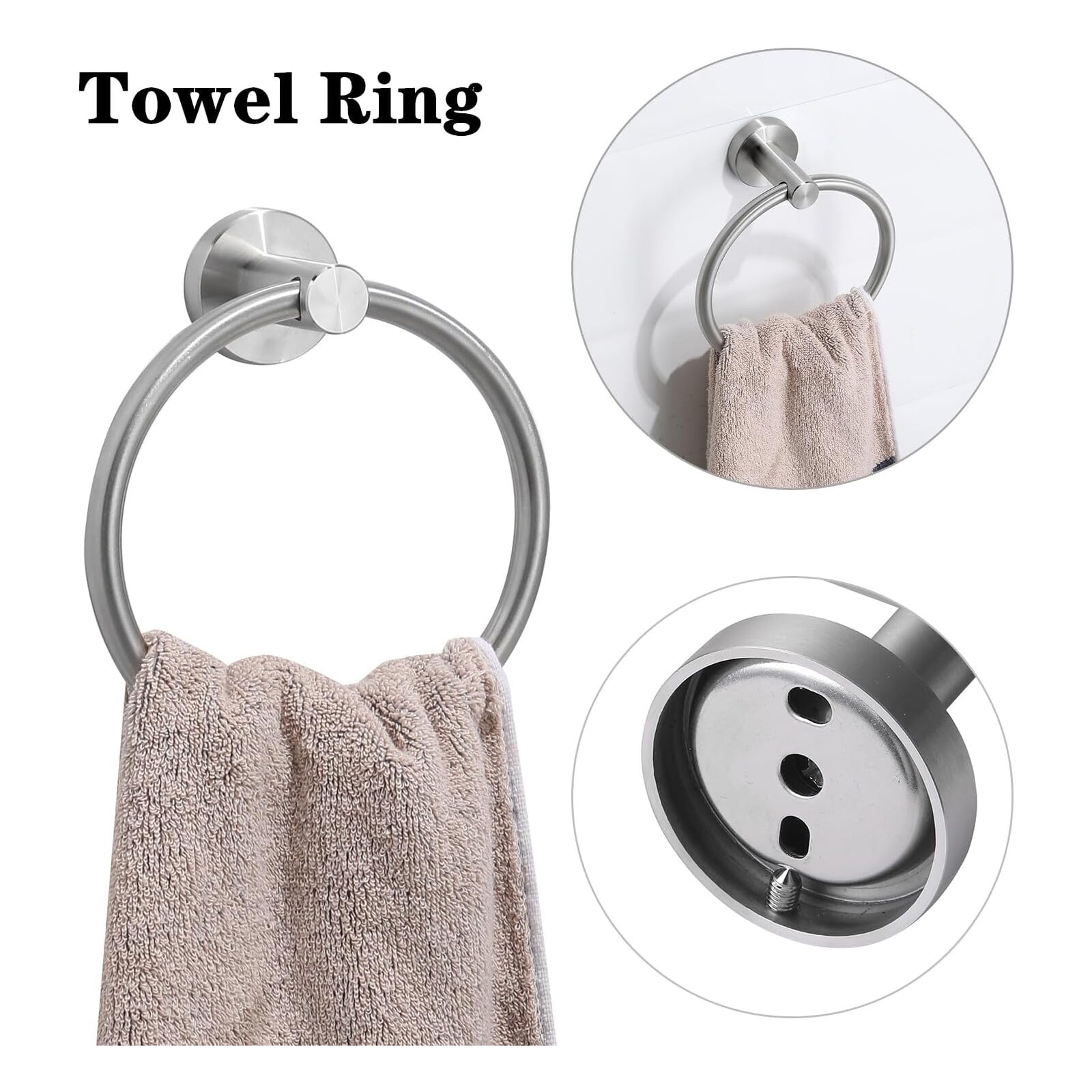 BYH BHS-2001-BN Decorative-Bath-Hardware-Kits - View #5