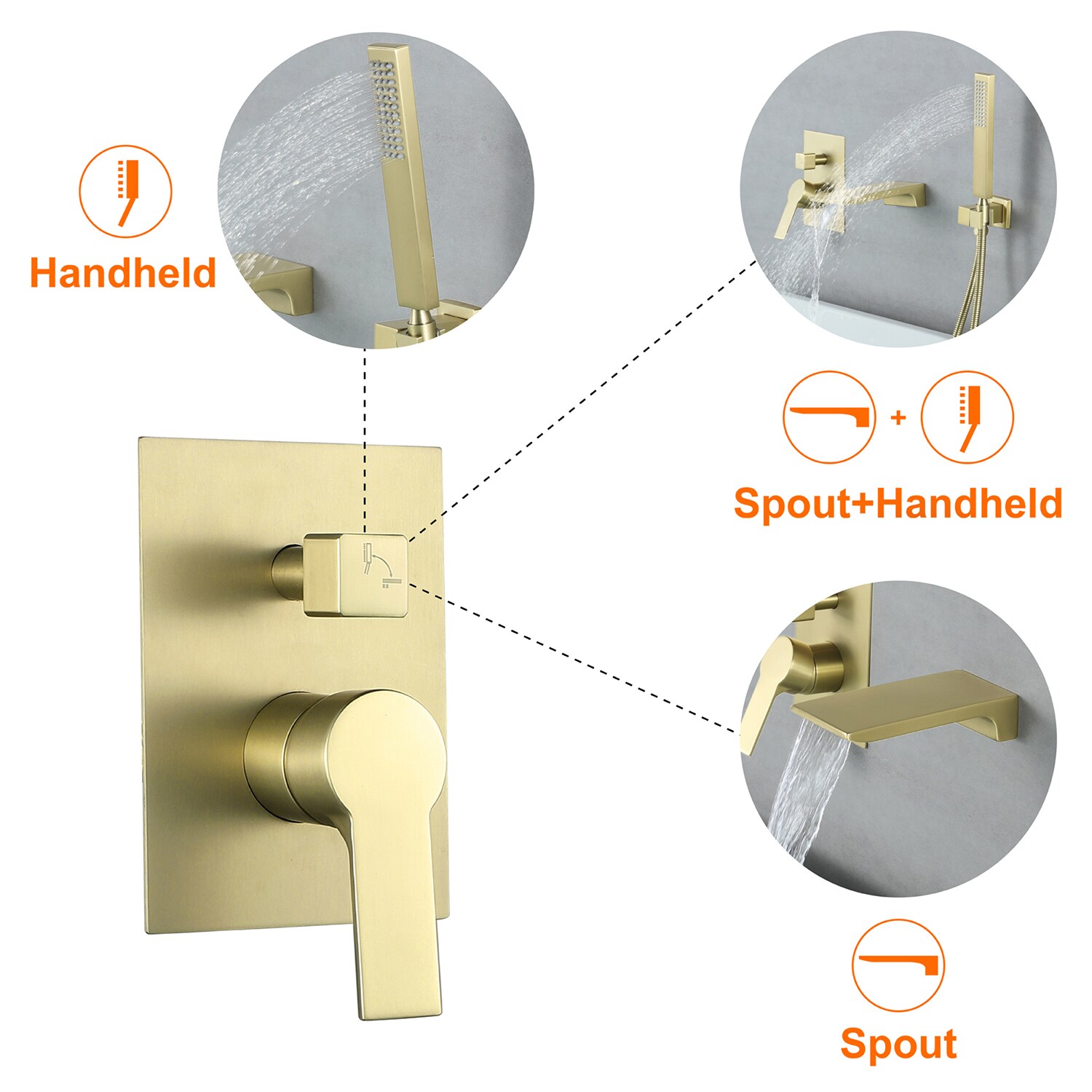 Cobbe LSSSSFJ0200G Roman-Tub-Faucets - View #2