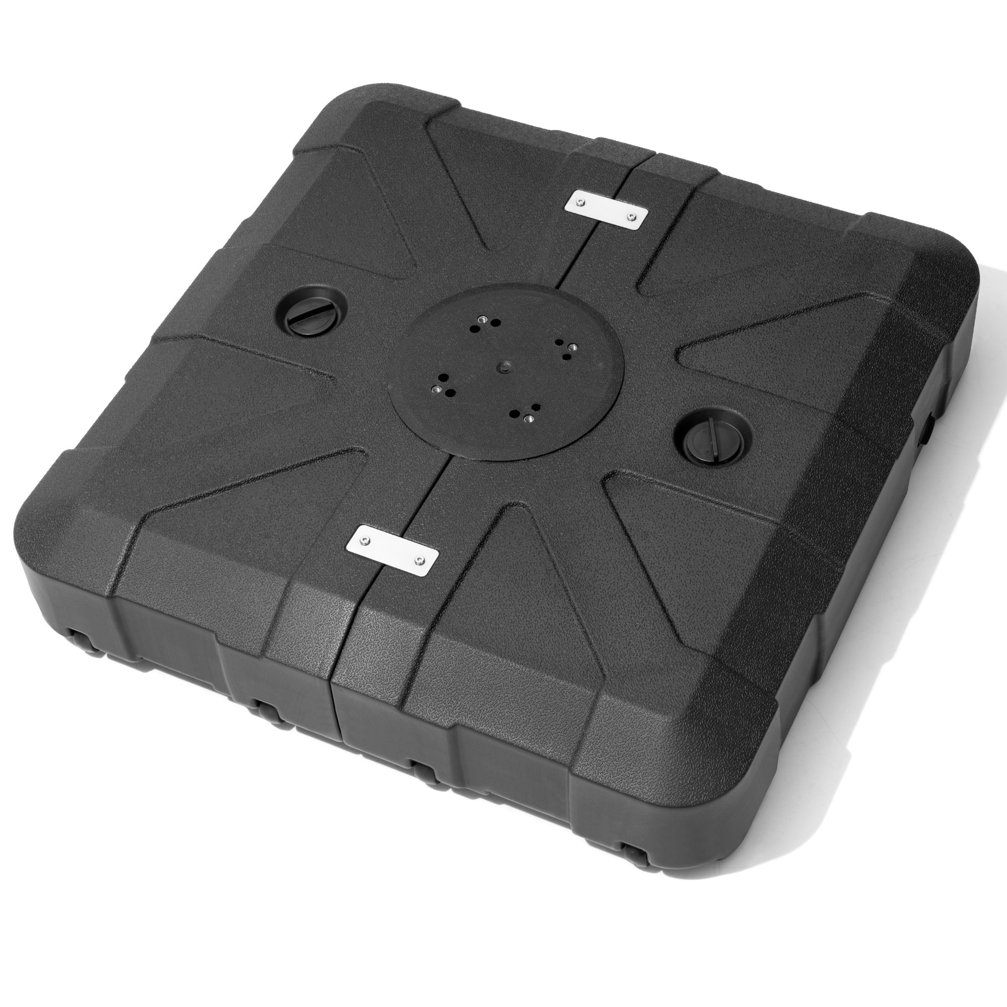 Crestlive Products CL-UB024BLK 260LBS Umbrella Base with Wheels (Black) Black Patio Umbrella Base