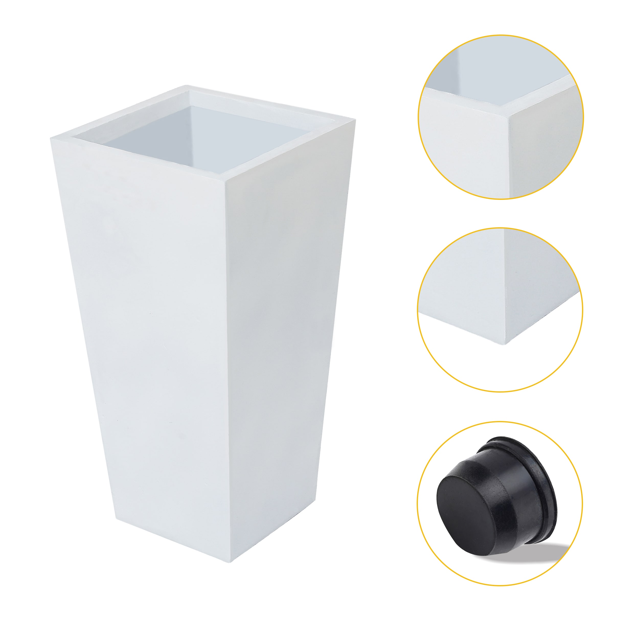 LuxenHome WH031-W Planter-Window-Box - View #8