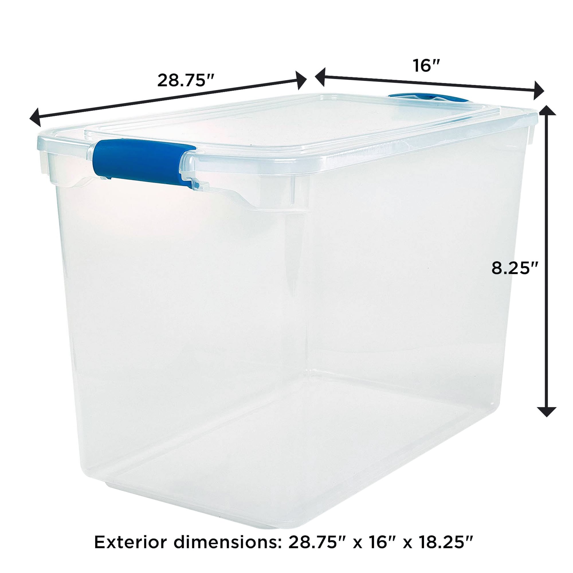 Homz Products 293958 Plastic-Storage-Totes - View #4