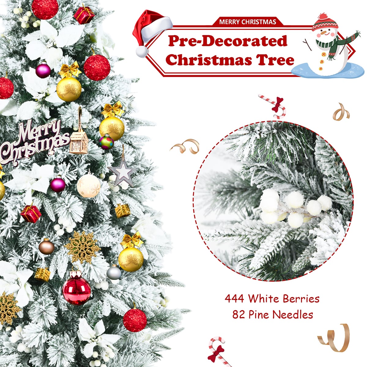 Forclover HYFASDCM23 Artificial-Christmas-Trees - View #8