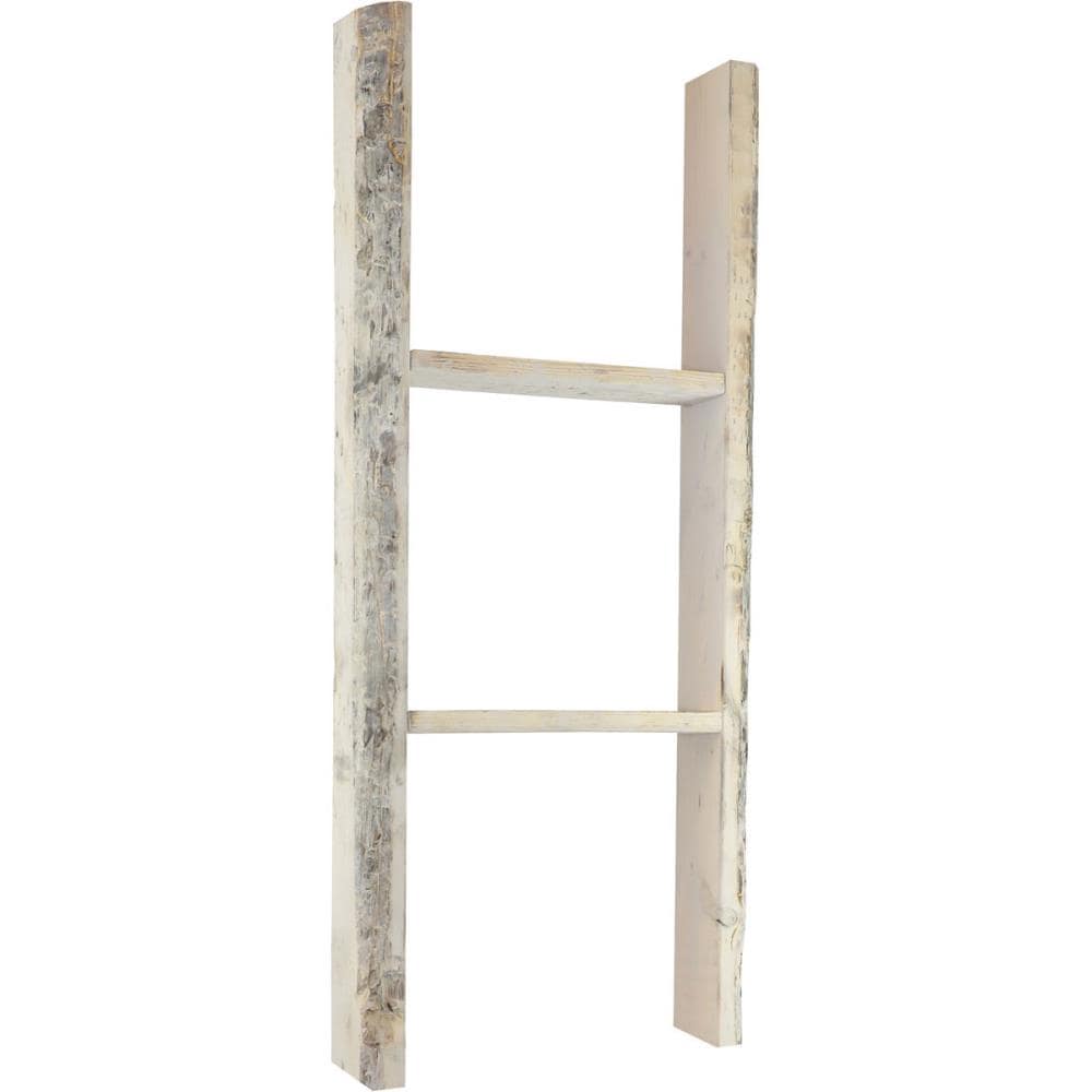 Rustic white 2025 blanket ladder