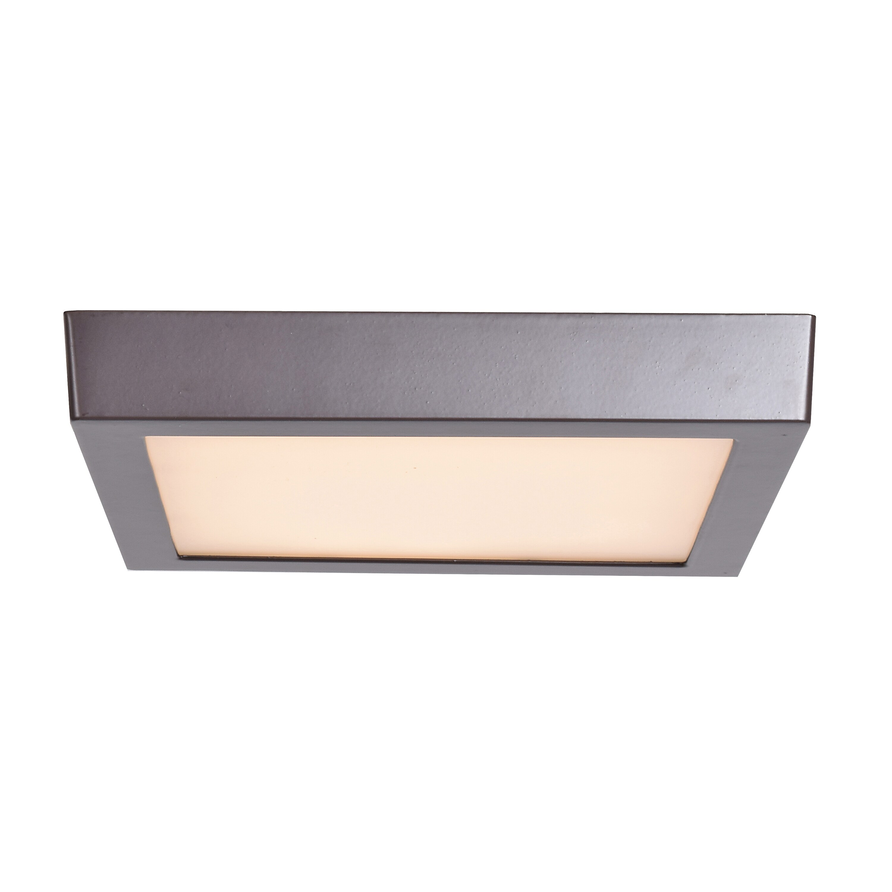 Access Lighting 20803LEDD-BRZ/ACR Strike 2 1-Light 5.5-in Gloss Bronze LED Flush Mount Light
