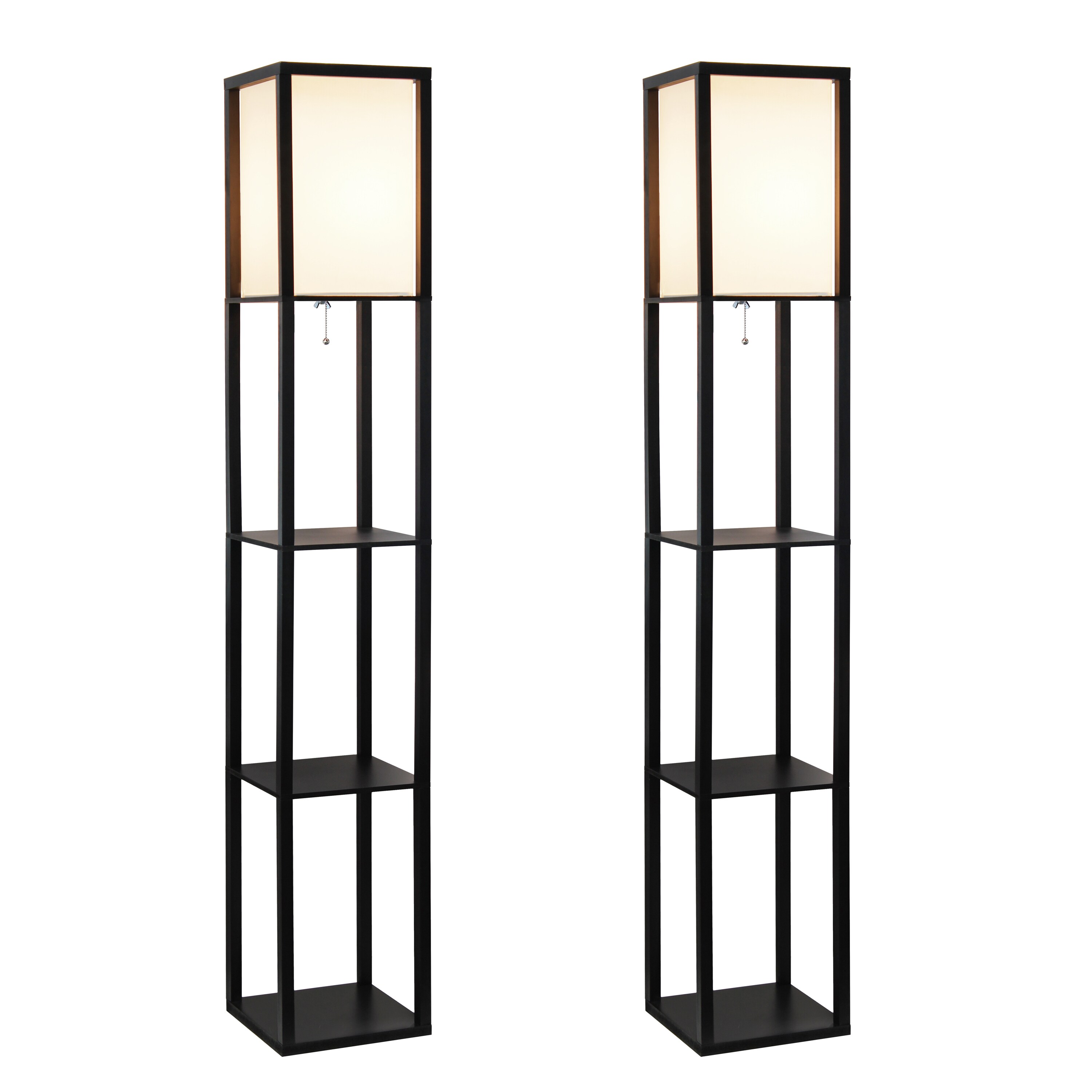 Simple Designs LF1014-BLK-2PK floorlamps - View #2
