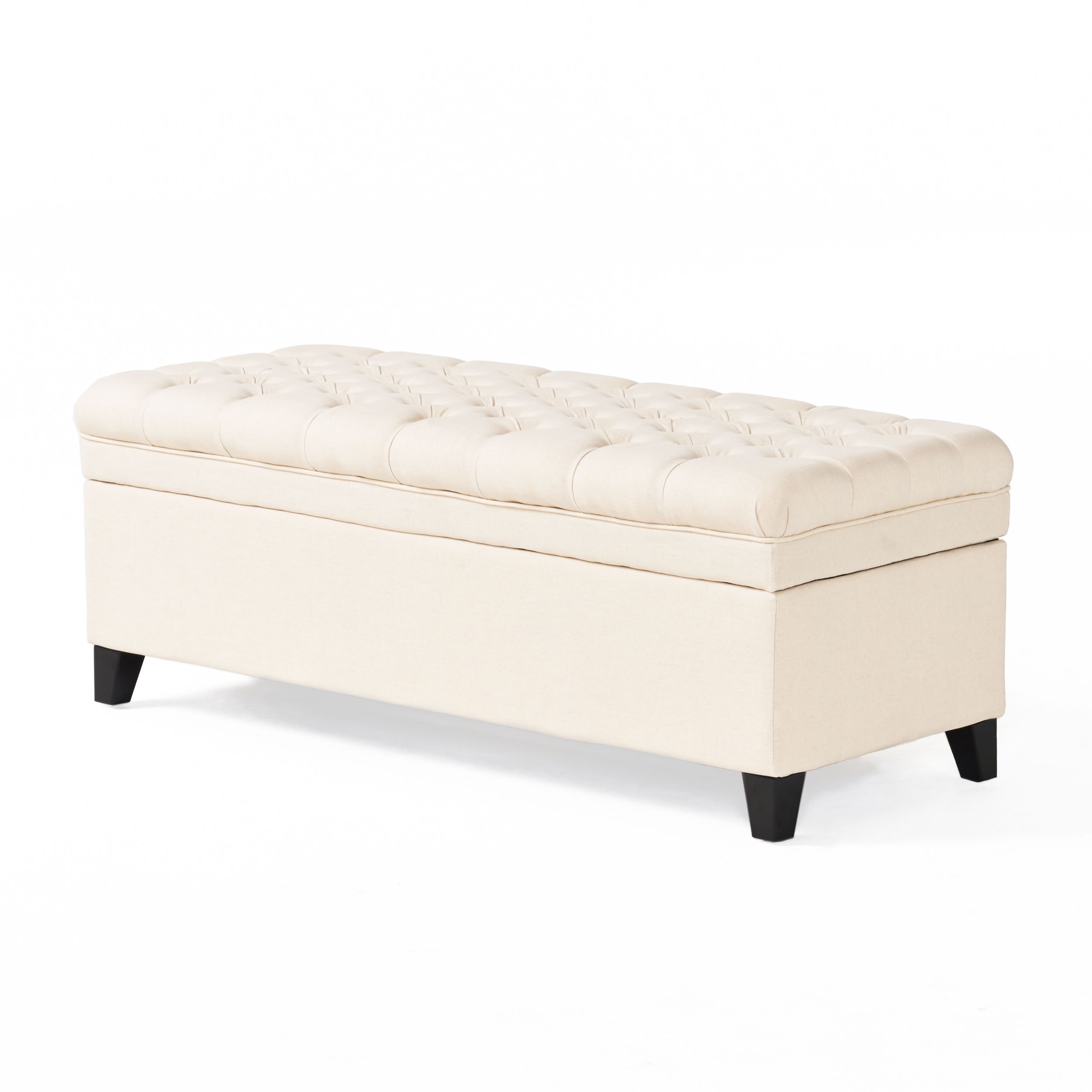 Best Selling Home Decor 296932 Casual Beige Storage Ottoman