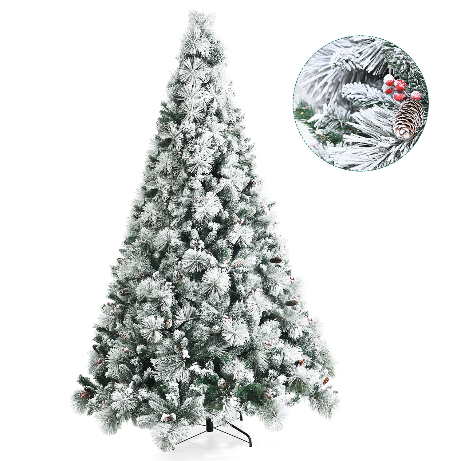 SNOW SPRAY WHITE Artificial Fake Party Christmas Suction Hooks