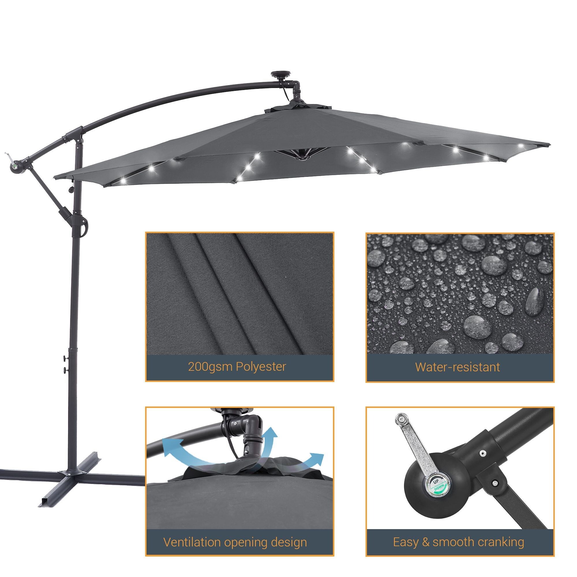 Sonkuki SD-R10A-LED Umbrellas-2 - View #3