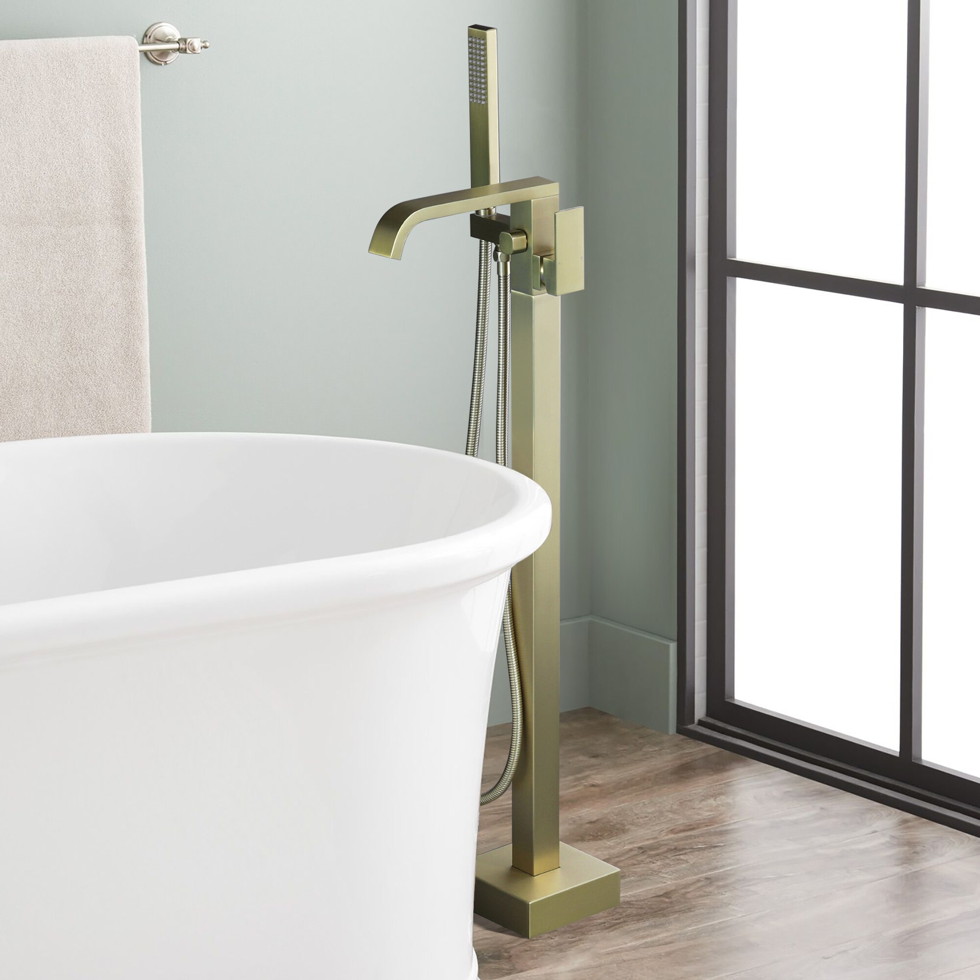 WELLFOR SPA-18004BG Roman-Tub-Faucets - View #12