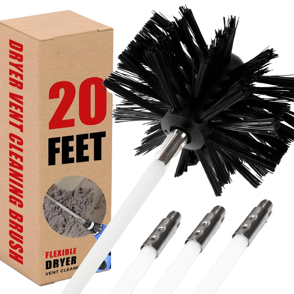 Etokfoks -  Particle Furnace Cleaning Brush 4 6 Brush Chimney Brush Dryer Vent Cleaner Kit Flexib...