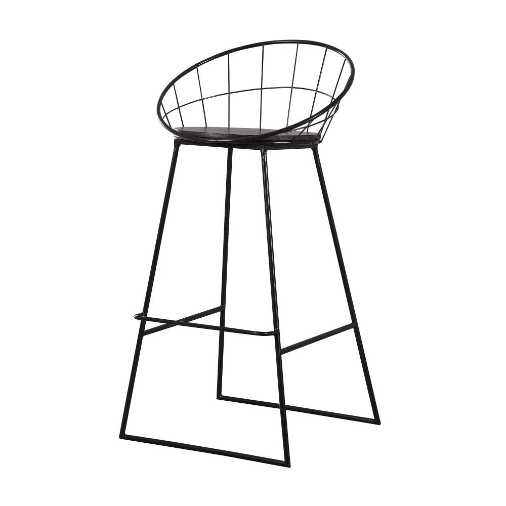 FirsTime 70078  and Co Oil Rubbed Bronze/Espresso Bar height Metal Bar Stool