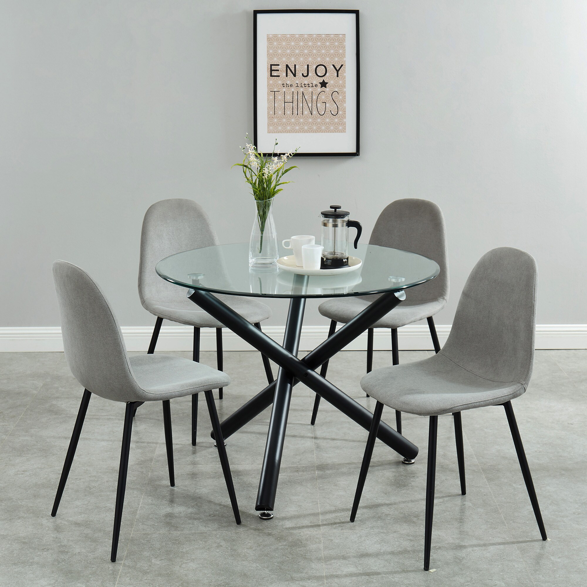 Worldwide Homefurnishings 202-606GY Dining-Chairs - View #5