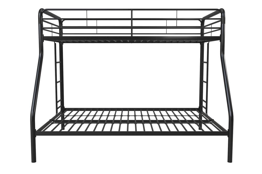 Dhp Black Twin Over Full Bunk Bed In, Twin Over Full Bunk Bed With Trundle Metal