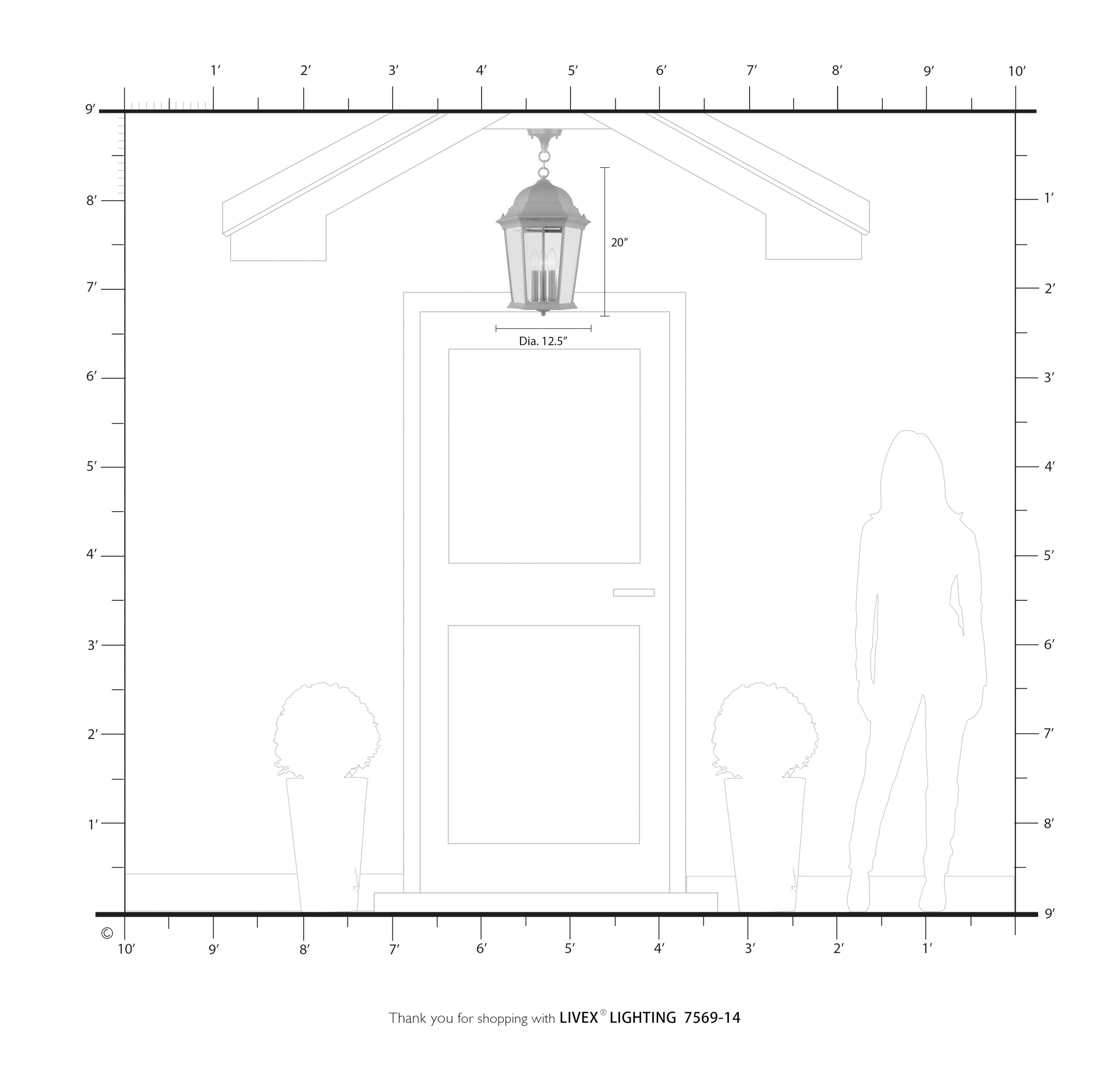 Livex Lighting 7569-14 Pendant-Lights - View #2