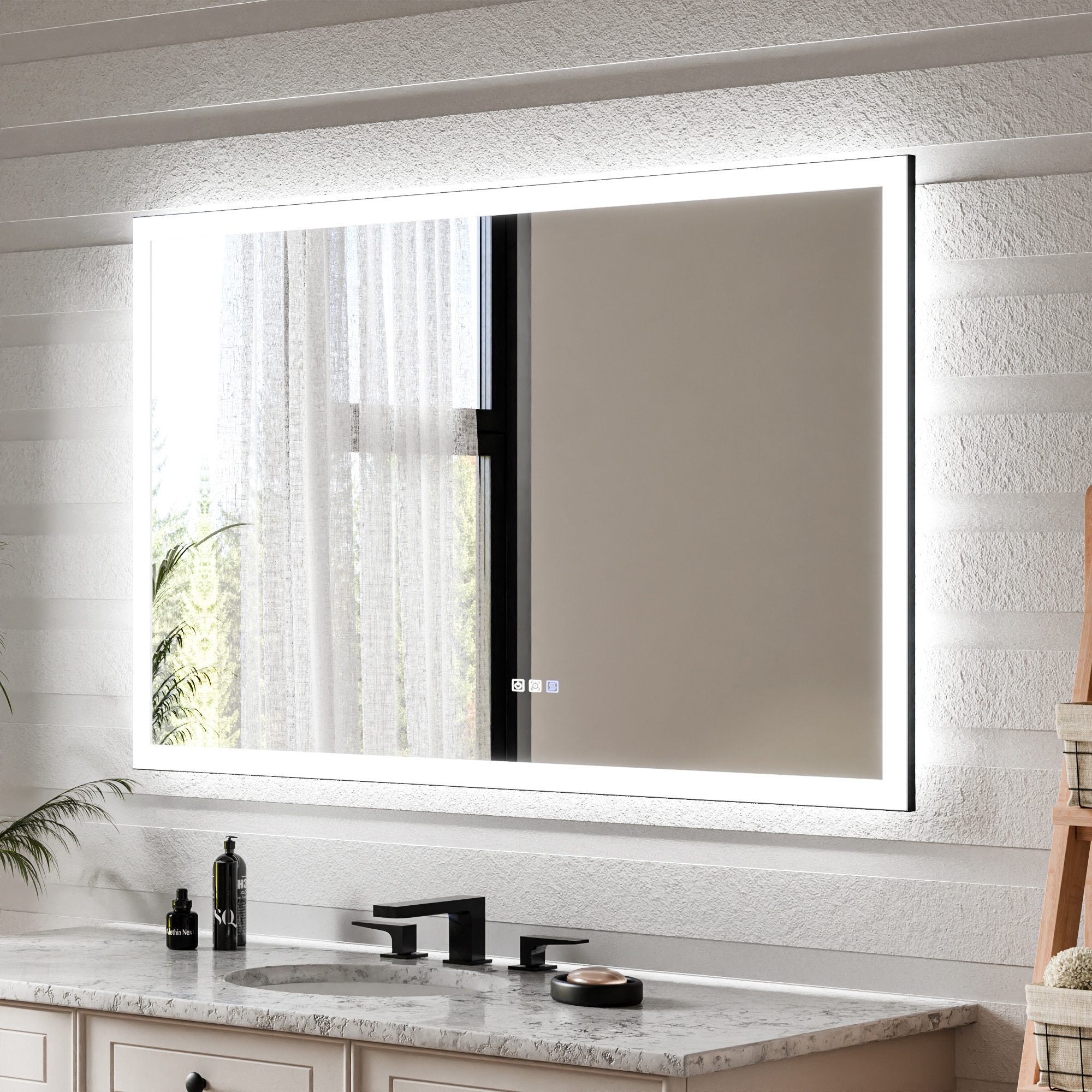 Bayfeve BFXB-12B6036-MIR Framed-Bath-Mirrors - View #2