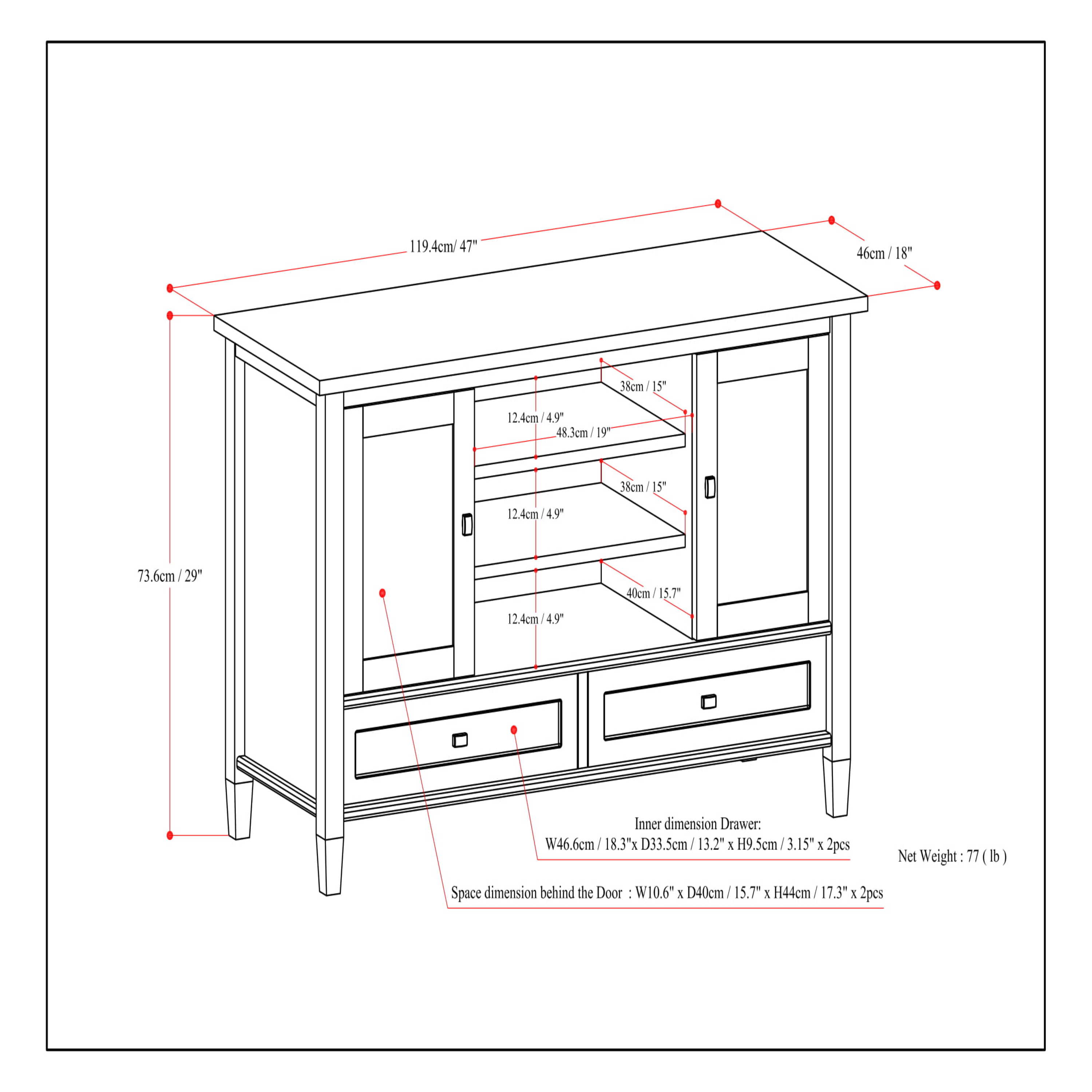 Simpli Home AXCWSH16-RUS Tv-Stands - View #8