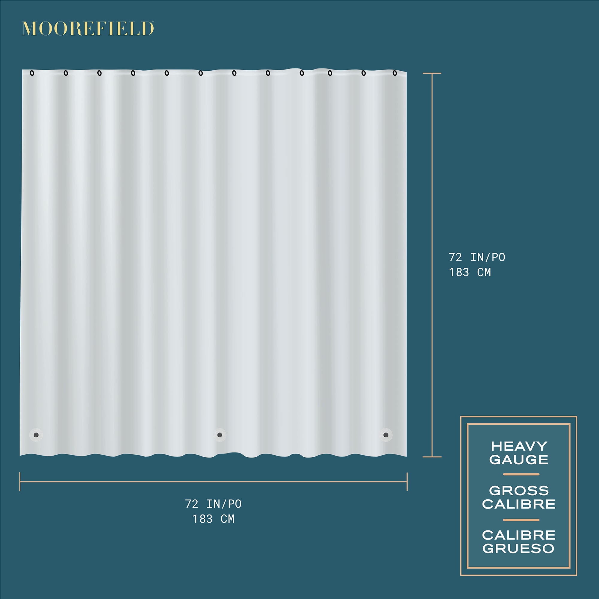 Moorefield LS423FRS Shower-Curtains-Liners - View #5