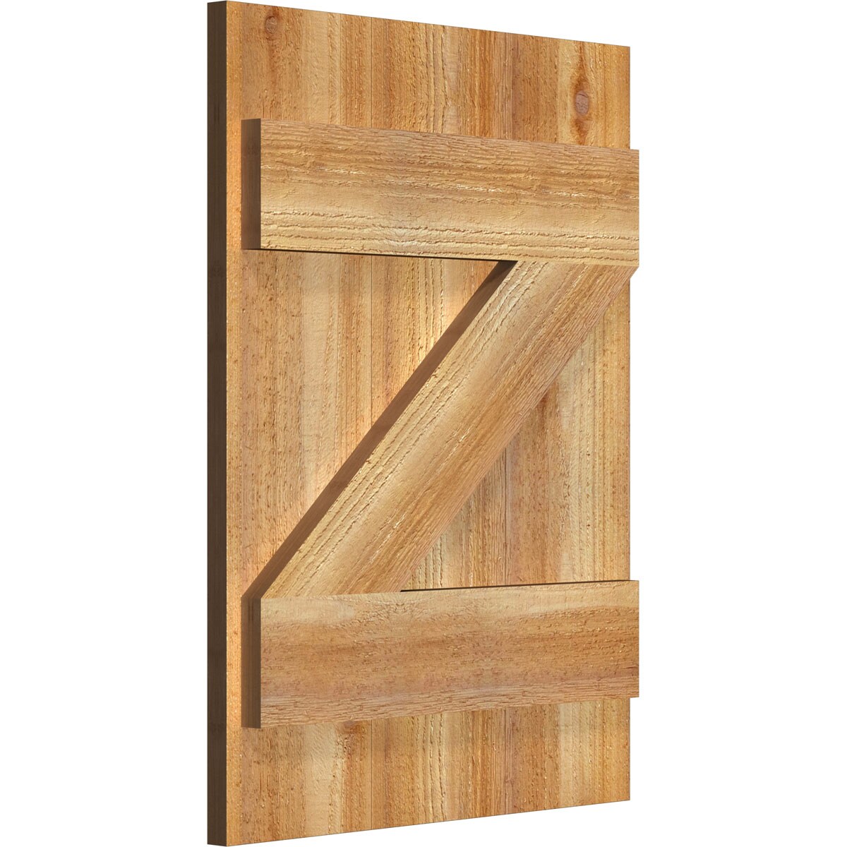 Ekena Millwork RBJ06Z16X022RWR Exterior-Shutters - View #2