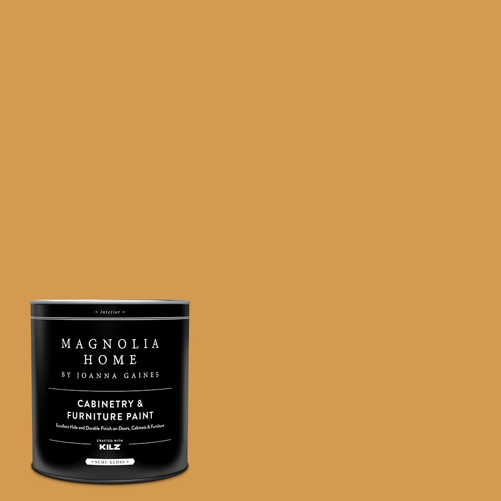 Magnolia Home MAG052-4082239  by Joanna Gaines Semi-gloss Brushed Clay MAG052 Tintable Cabinet Furniture Paint Enamel ( 1-quart )