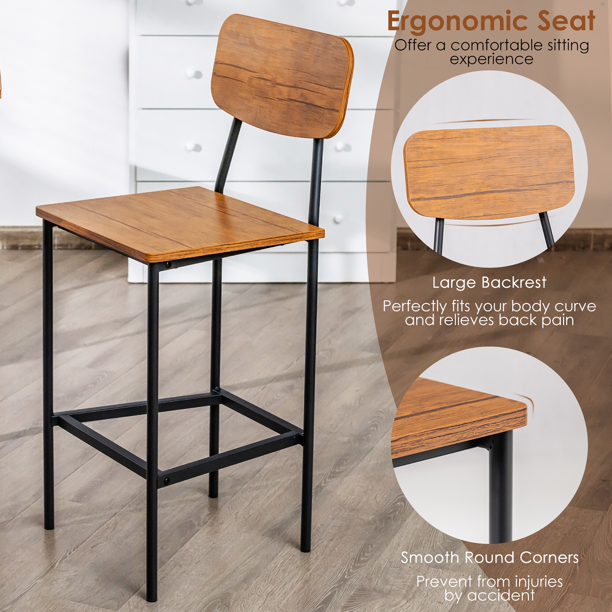 Goplus LWS00458 Dining-Sets - View #7