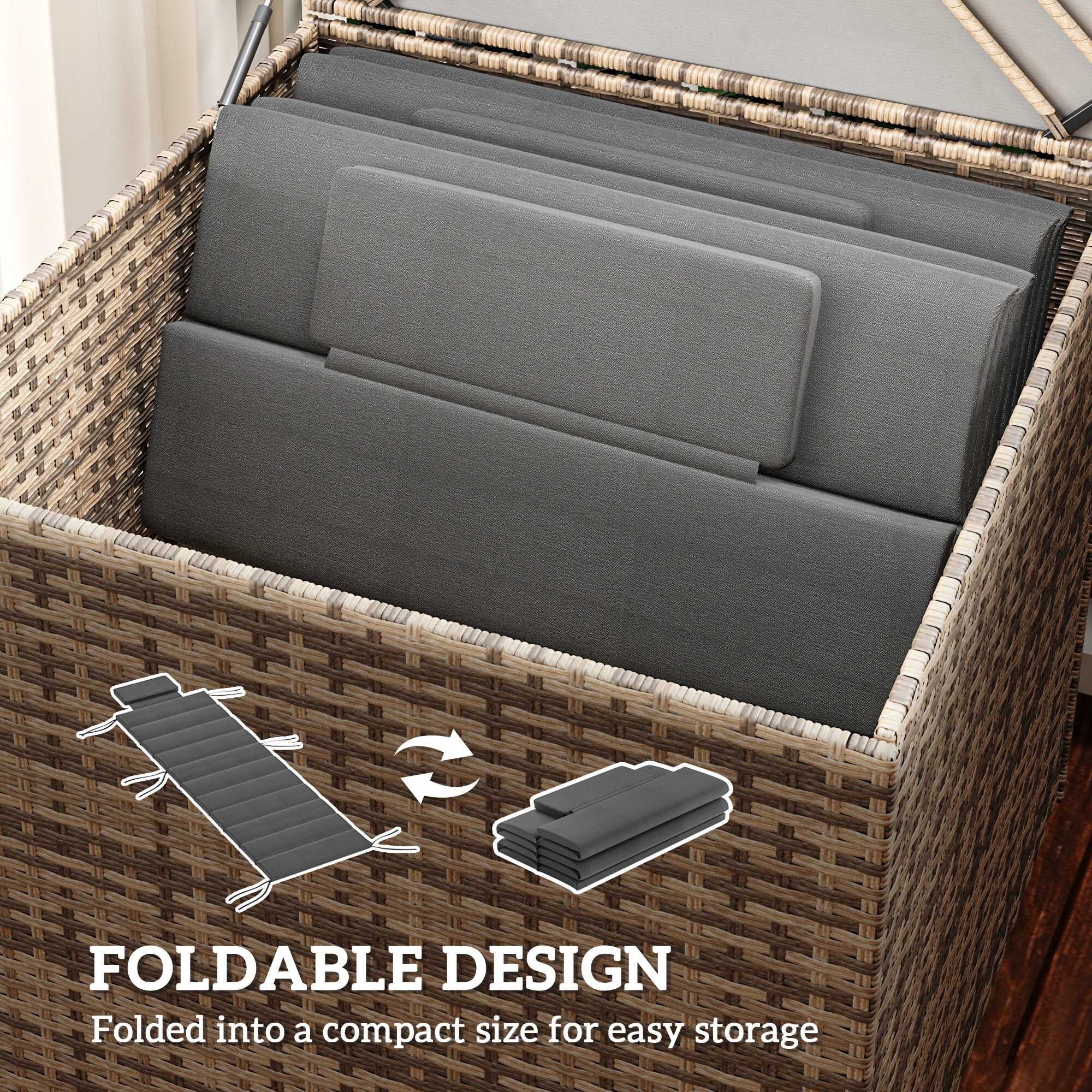 Outsunny 84G-546V00CG Patio-Furniture-Cushions - View #6