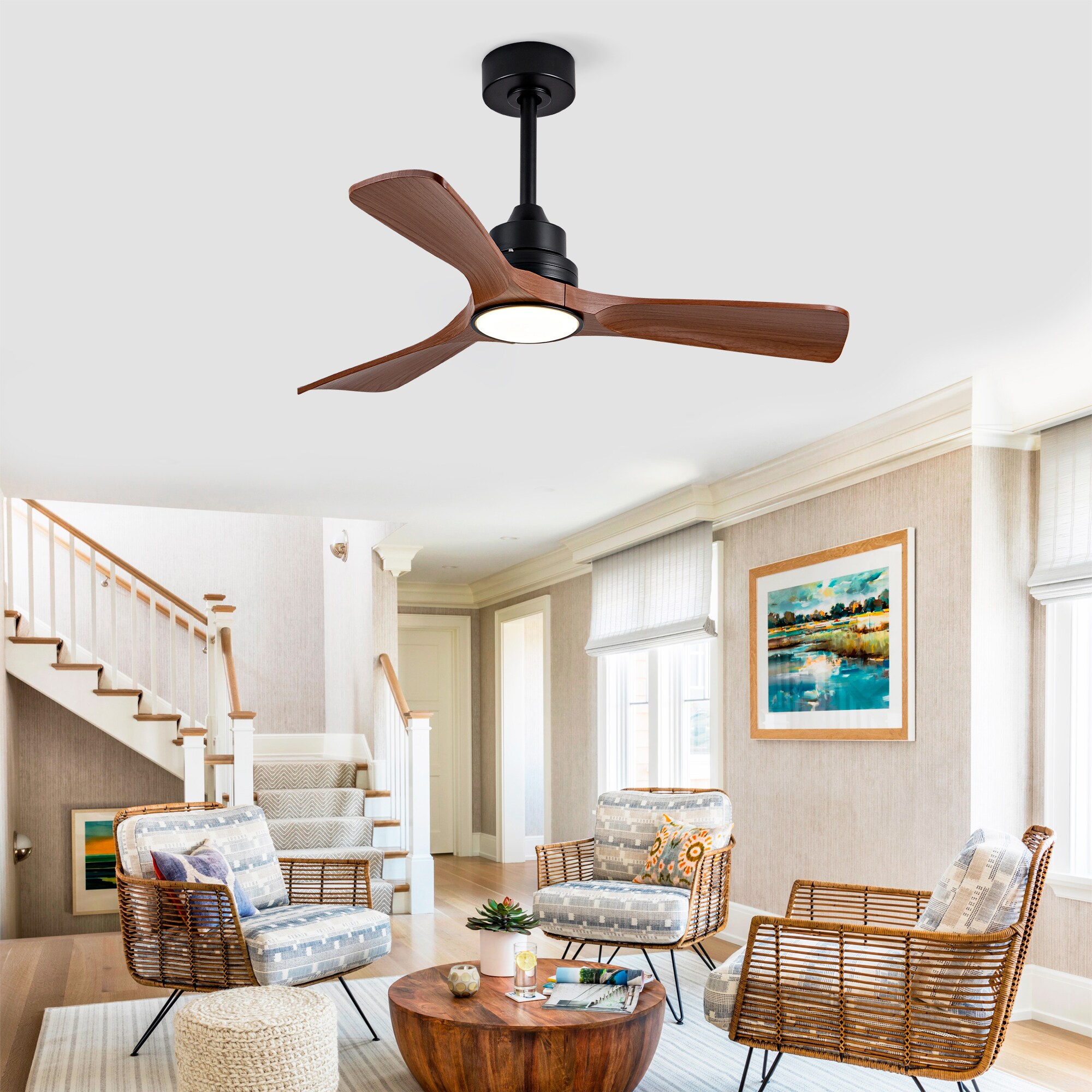 SINOFURN SYF110018BK Ceiling-Fans - View #2