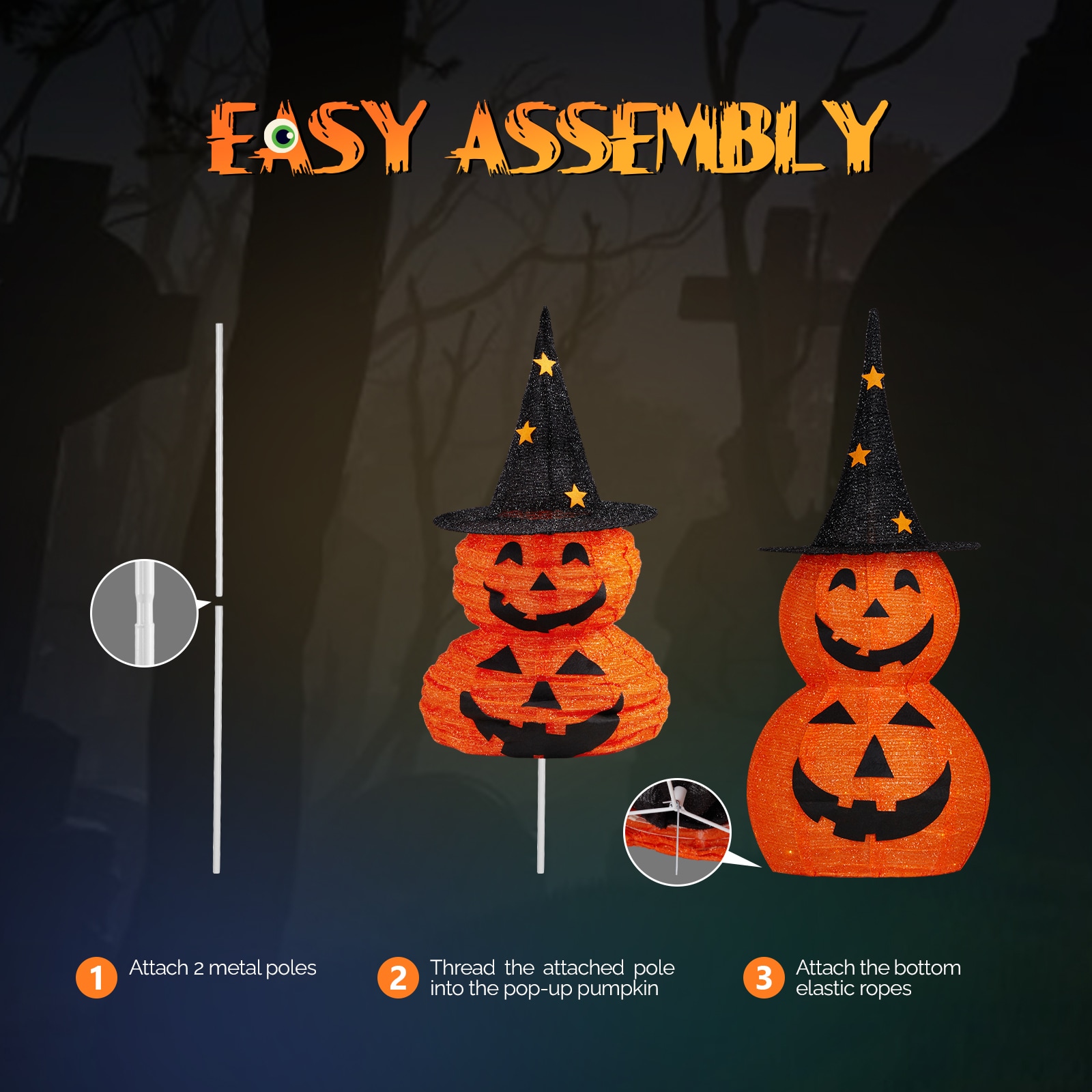 Yescom D60HAL005-AIR-02-LO Table-Halloween-Decor - View #2