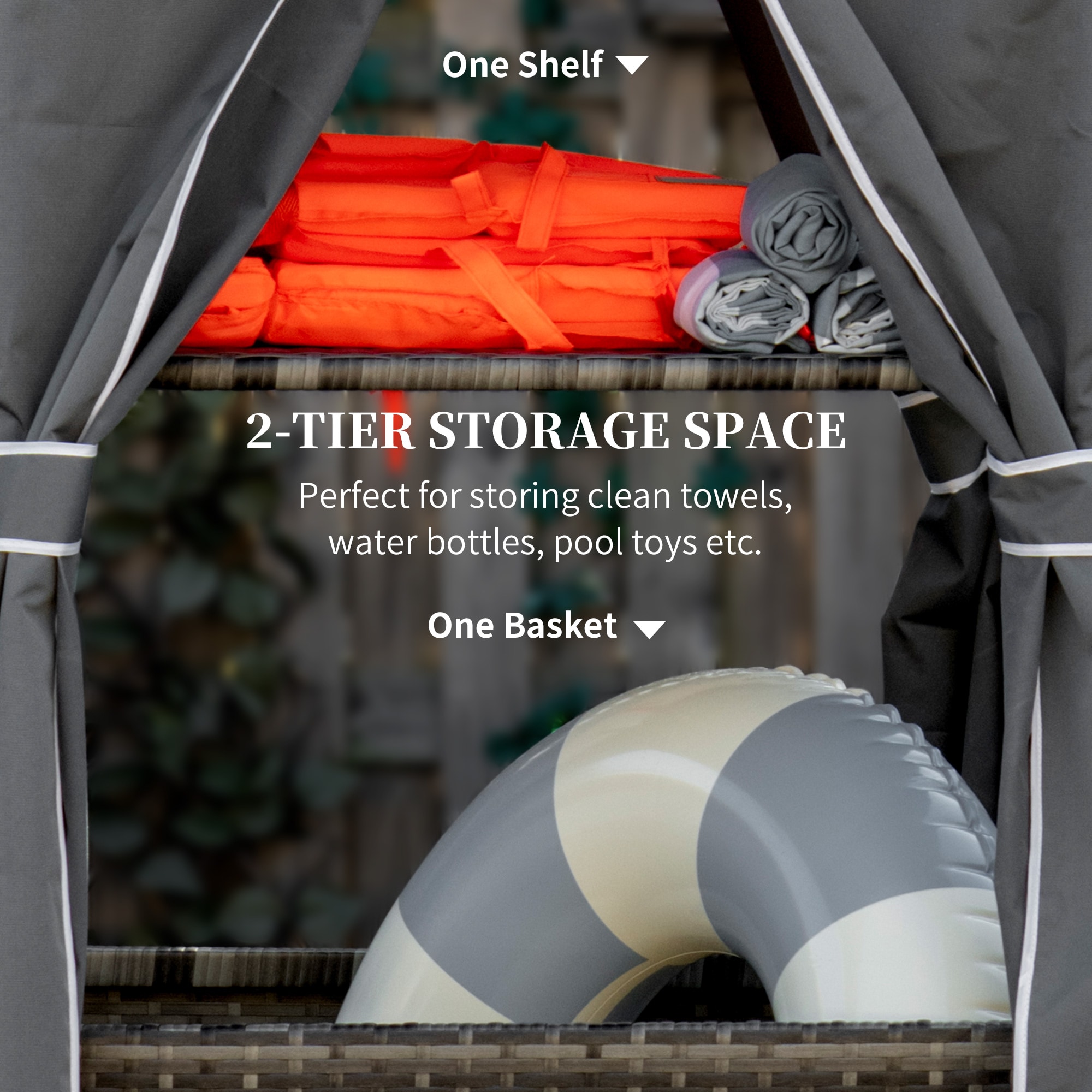 Outsunny 865-009V00CG Small-Outdoor-Storage - View #7