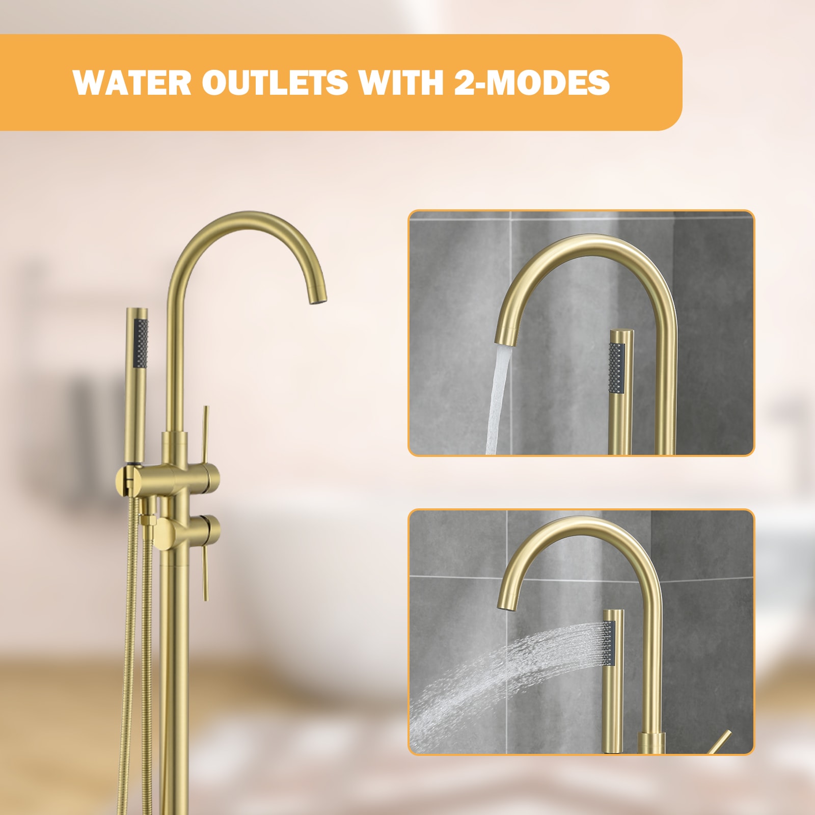Flynama FLNK0853Q Roman-Tub-Faucets - View #7