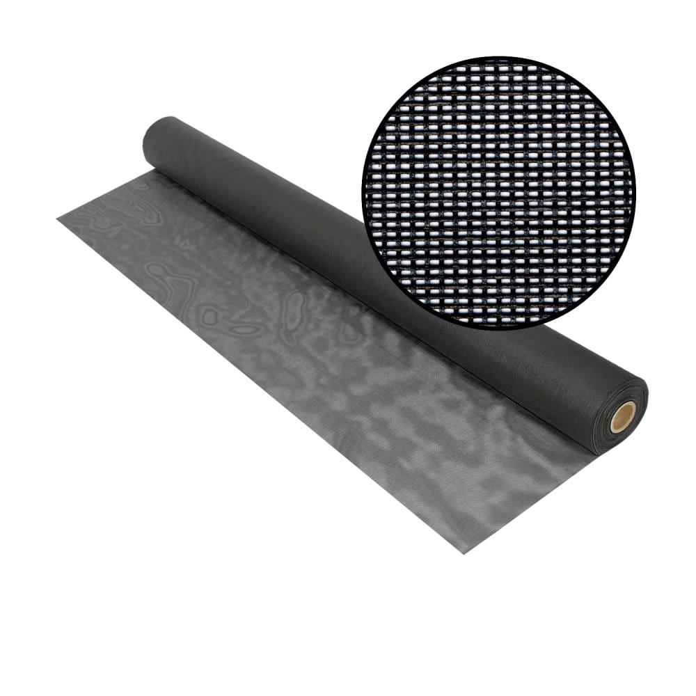 Phifer 3003864 Solar Insect Screen 5-ft x 100-ft Charcoal Fiberglass Screen mesh