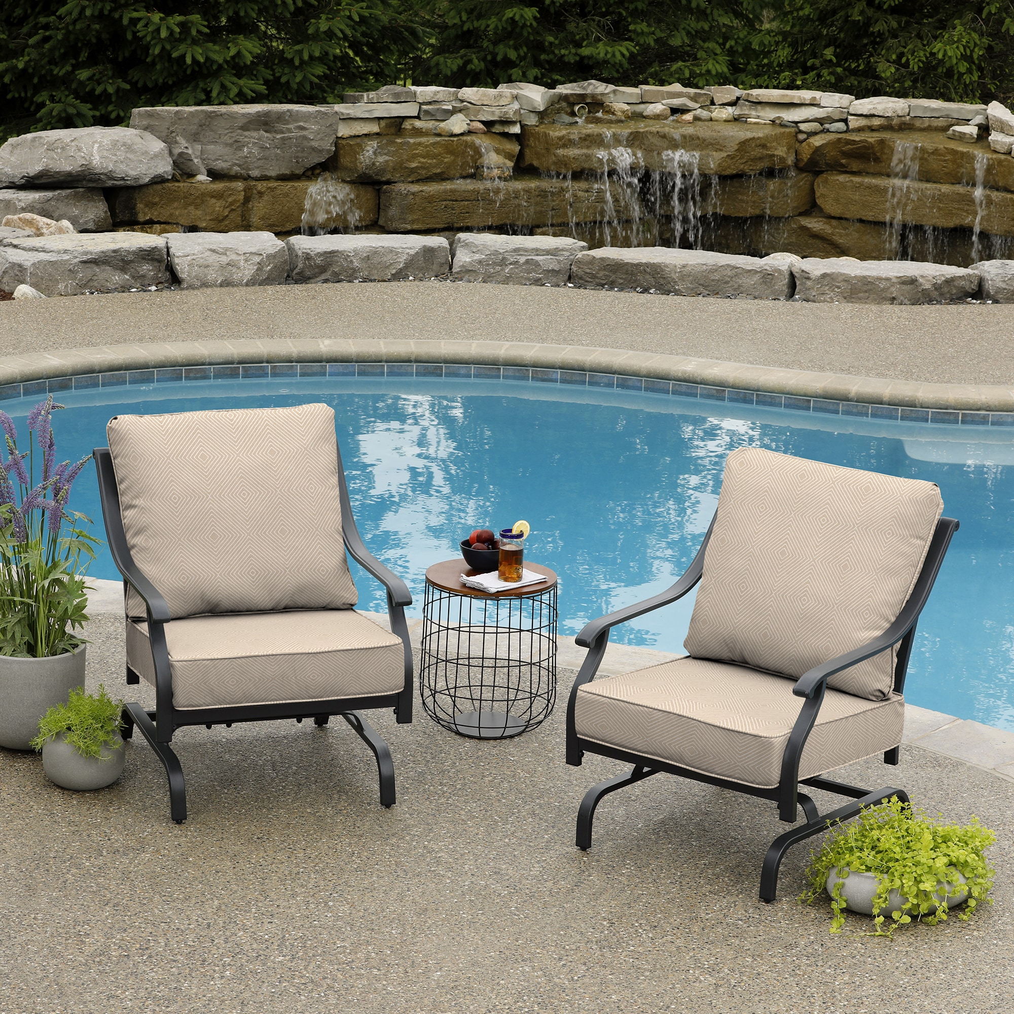 allen + roth with STAINMASTER XQ0CA02B-D9C2 Patio-Furniture-Cushions - View #6