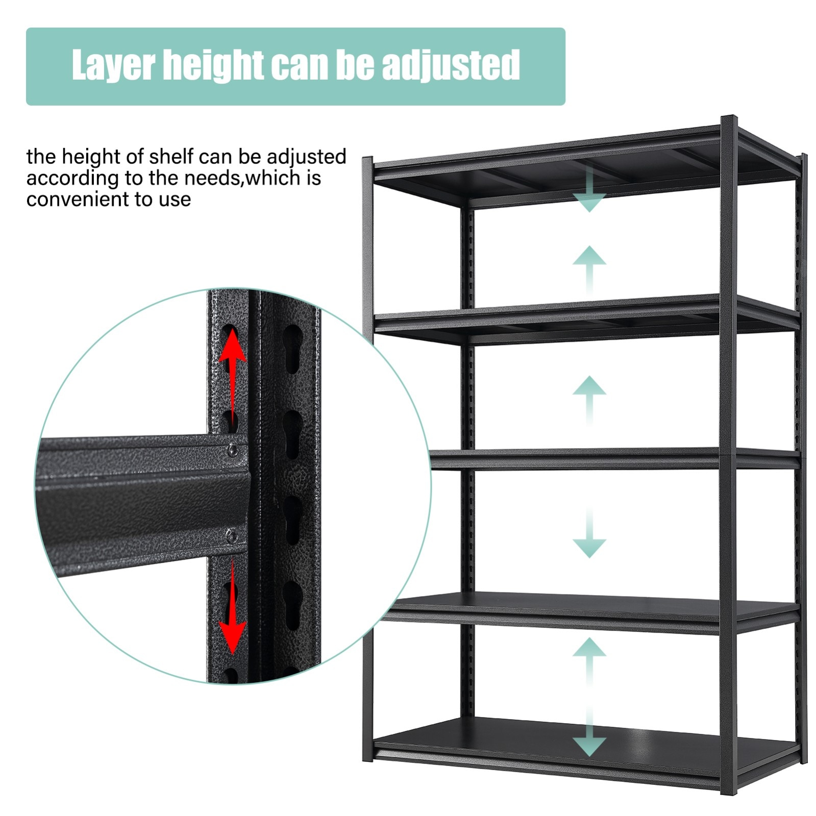 Siavonce XH44687 Free-Standing-Shelving - View #7