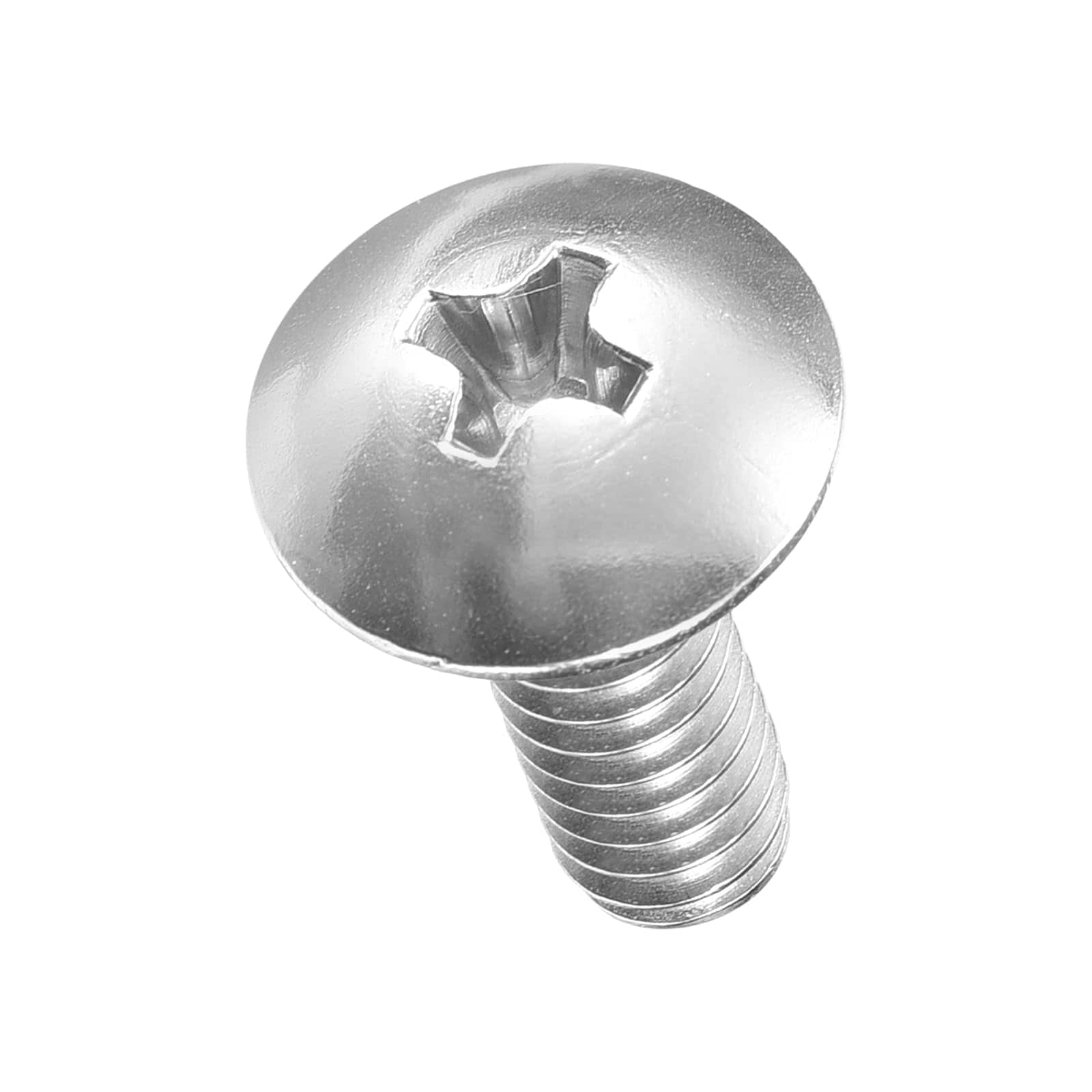UUDULY  Machine Screws Phillips Head Number Ten Dash Twenty Four by One Half Inch 304 Stainless Steel Round Head Phillips Drive Furniture Bolts