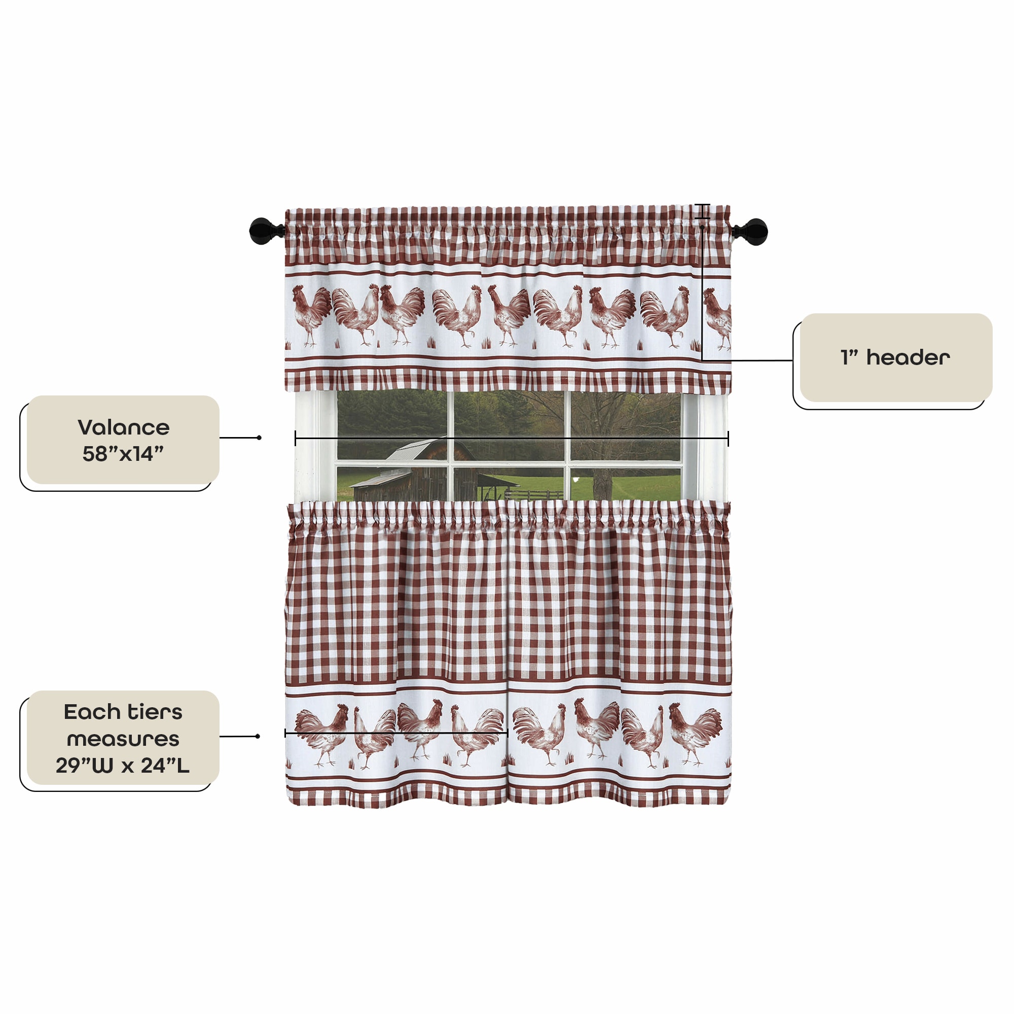 Achim BRTV24BG12 valances - View #5