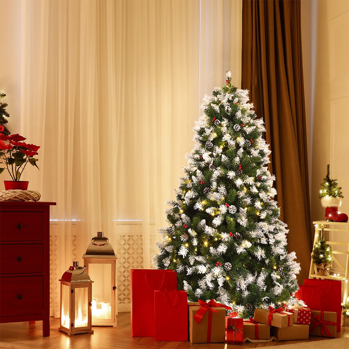 WELLFOR CM-HFY-23551US Artificial-Christmas-Trees - View #6